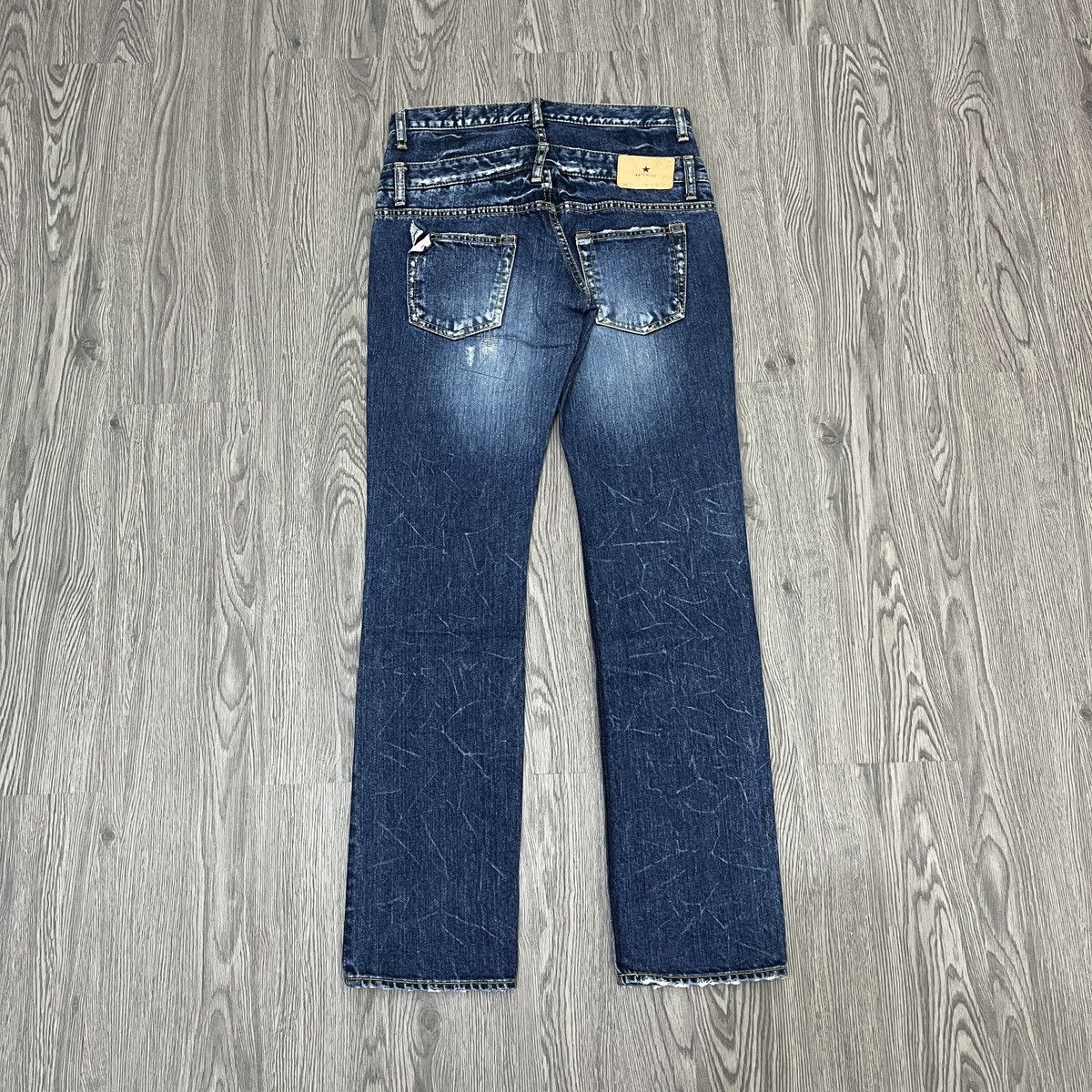 Japanese Brand Antgauge - Double Waist Distressed Patchwork Denim Ifaix Lgb Size US 27 - 12 Thumbnail