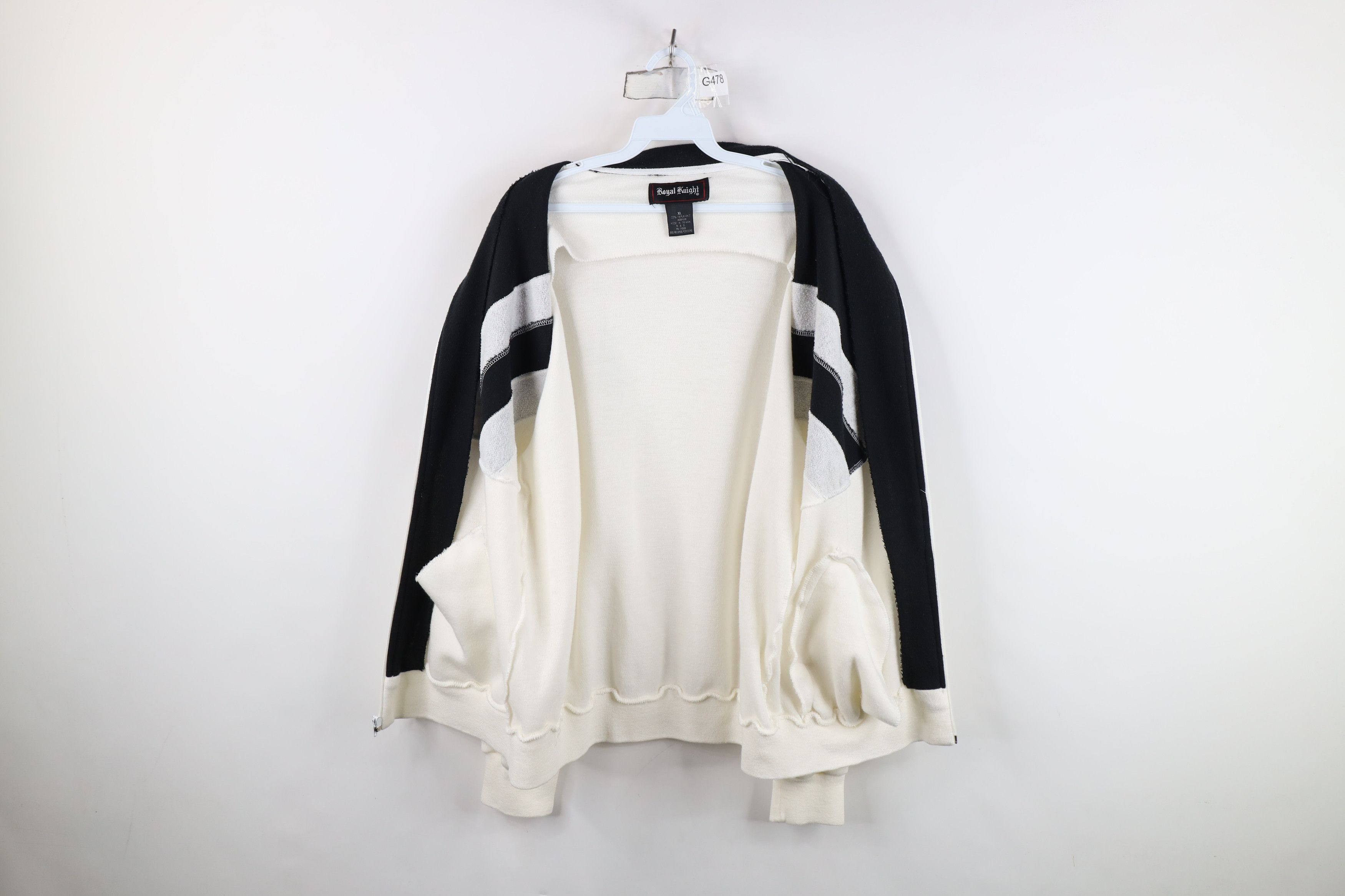 Vintage Vintage 70s 80s Streetwear Triple Knit Tennis Track Jacket Size US XL / EU 56 / 4 - 11 Thumbnail