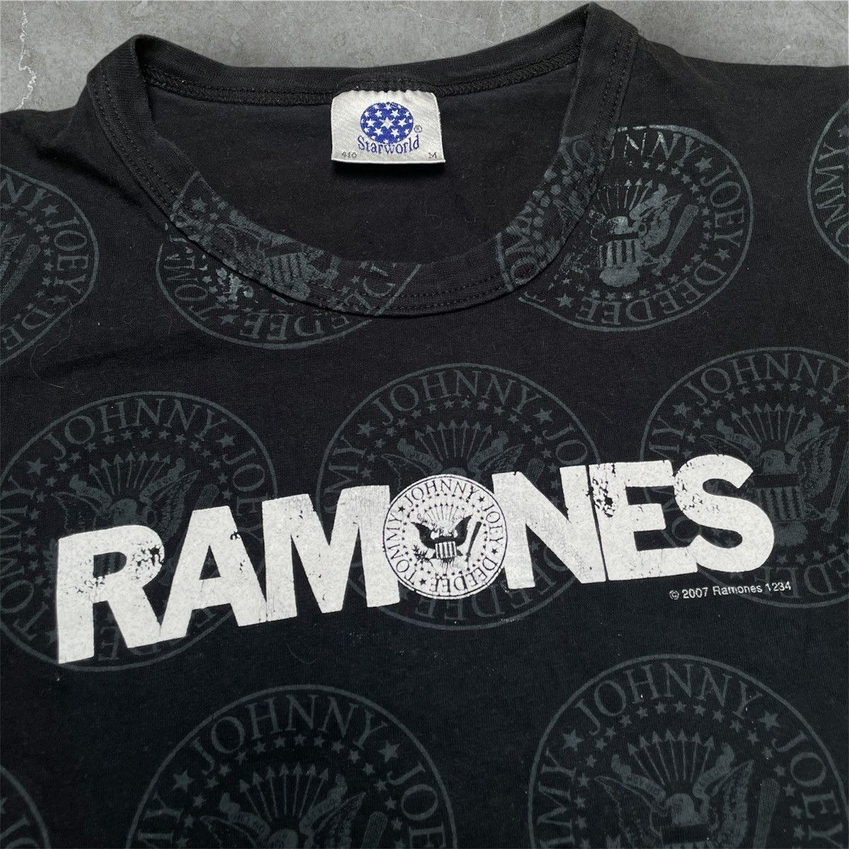 Vintage Ramones rock band vintage starworld archive 90s Size XS / US 0-2 / IT 36-38 - 2 Thumbnail