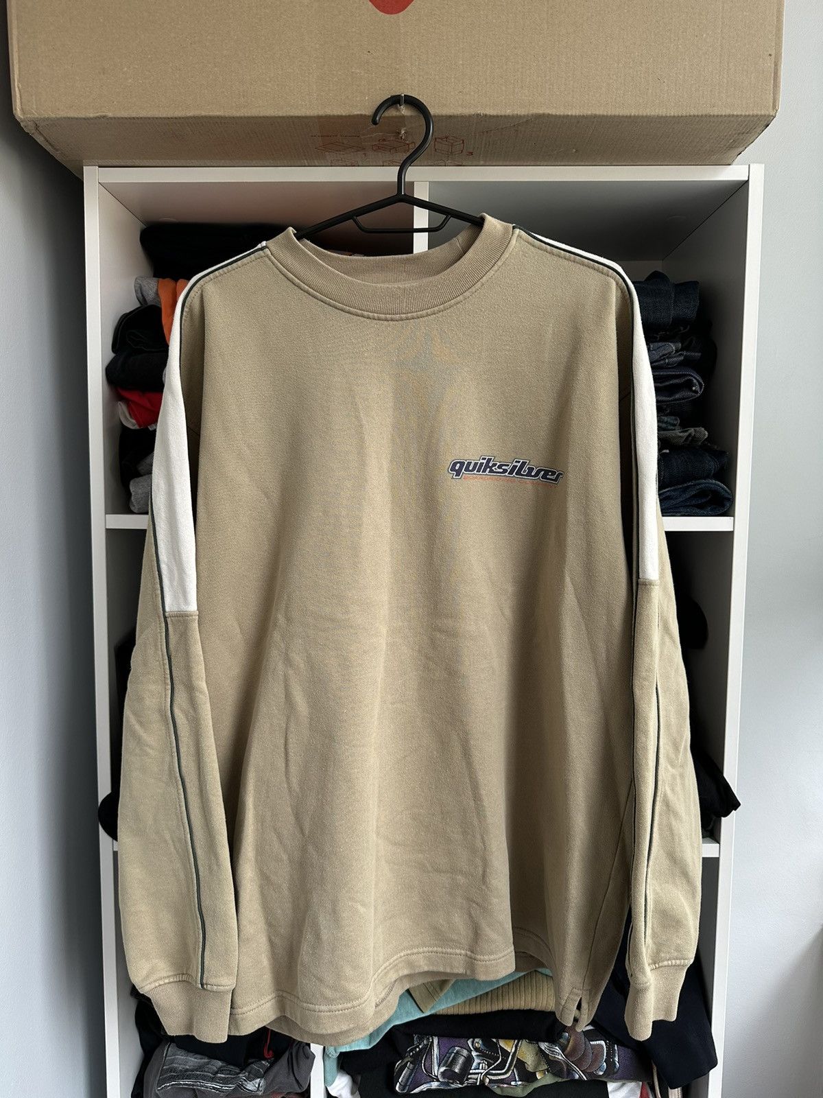 Quiksilver 🔥VINTAGE QUIKSILVER SURF STYLE BIG LOGO CREWNECK🔥 Size US L / EU 52-54 / 3 - 4 Thumbnail