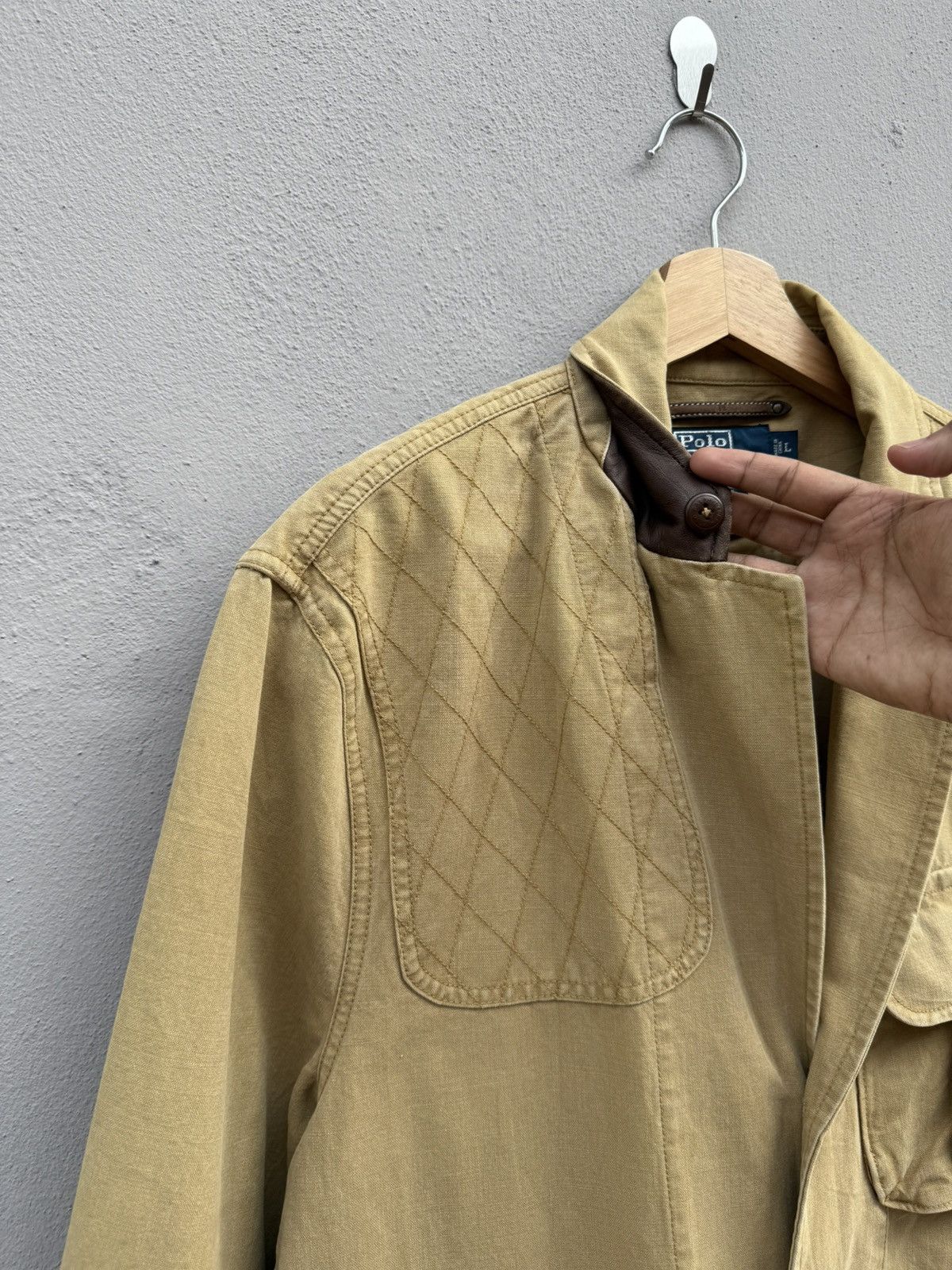 Polo Ralph Lauren 90’s POLO Ralph Lauren Sportman Hunting 3D Pocket Jacket Size US L / EU 52-54 / 3 - 13 Thumbnail