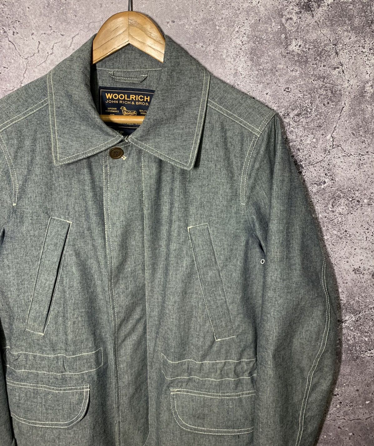 Vintage × Woolrich Woolen Mills Woolrich Wind Rain Parka Jacket Coat Size US M / EU 48-50 / 2 - 3 Thumbnail