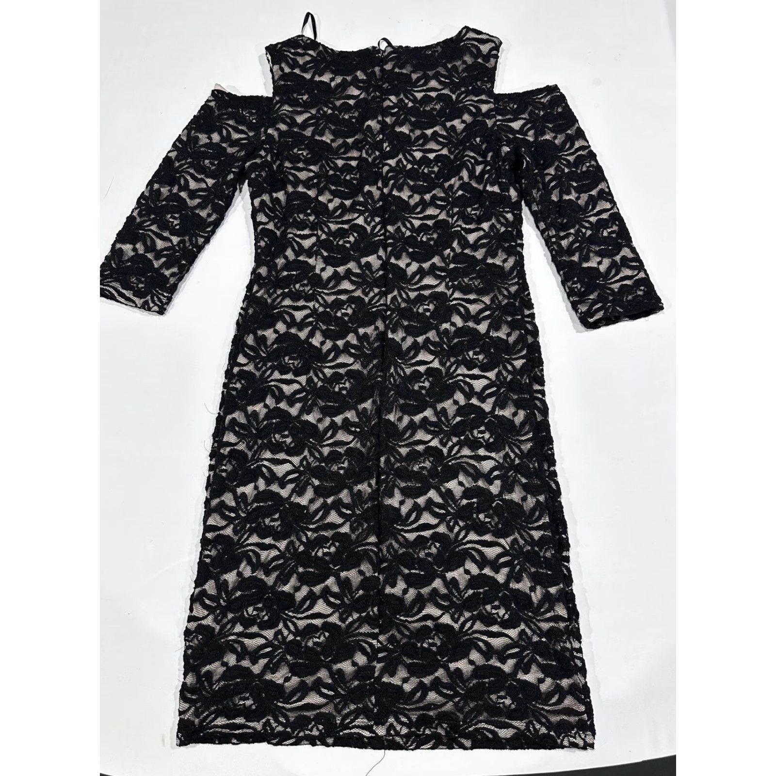 anne klein white and blue stripes bow dress Sun-imperial