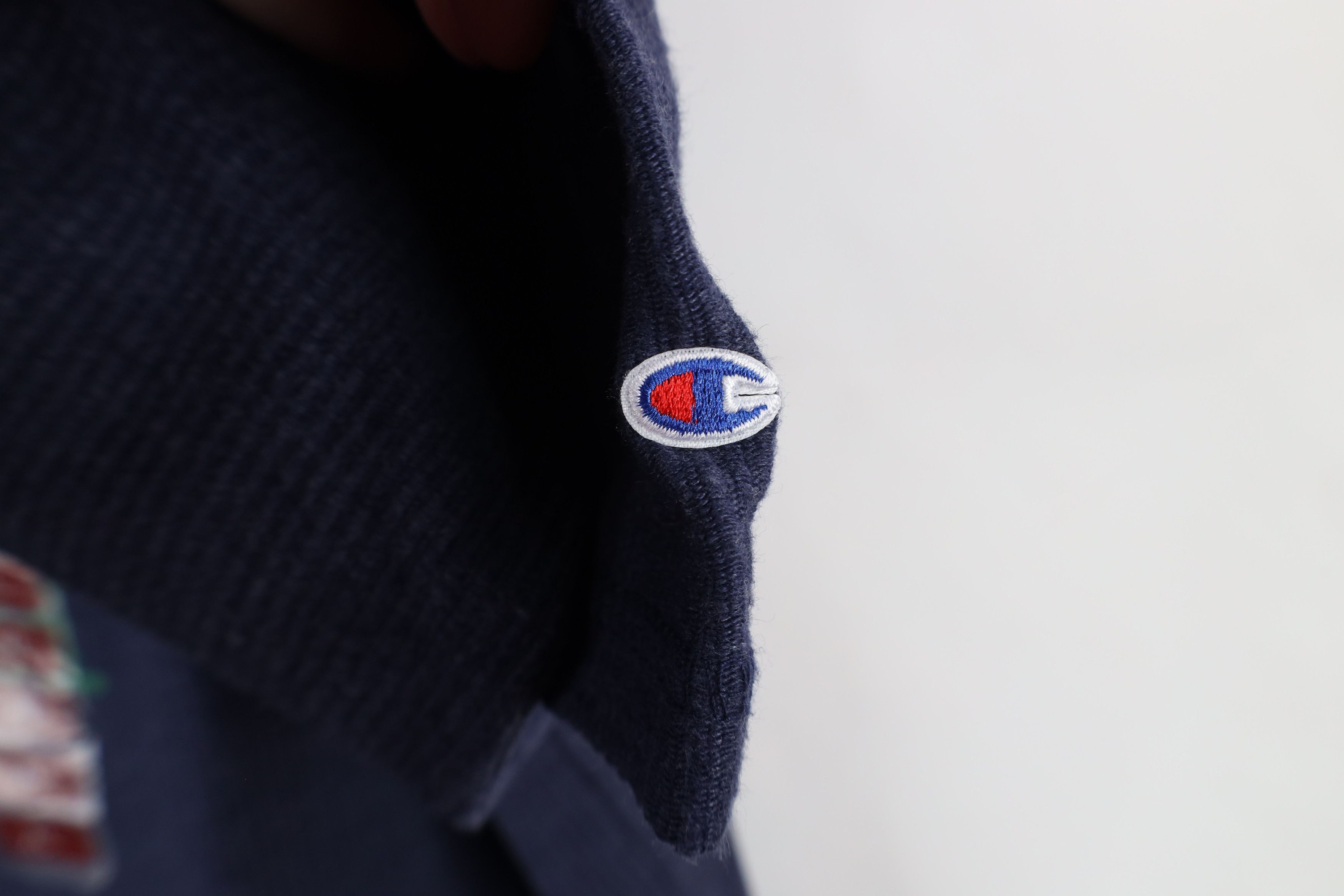 Champion × Vintage Deadstock Vintage Champion University Ribbed Knit T-Shirt Size US XL / EU 56 / 4 - 4 Thumbnail