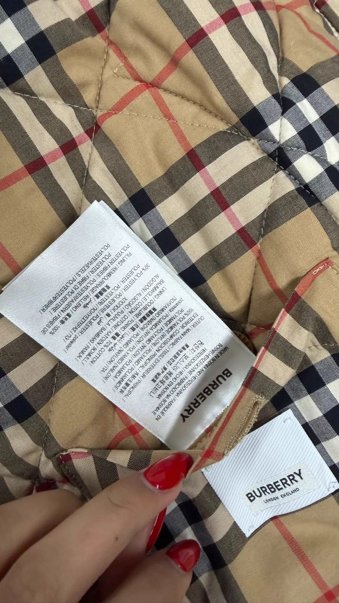 Burberry Burberry men's M cotton jacket Size US M / EU 48-50 / 2 - 3 Thumbnail