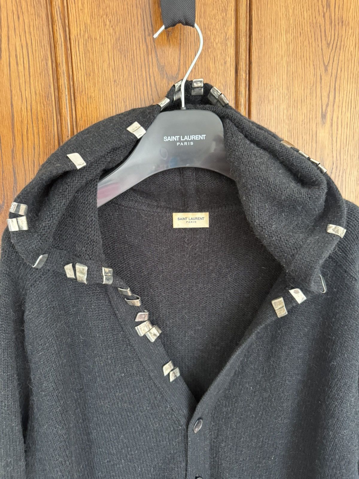 Saint Laurent Paris FW13 Saint Laurent hoodie cardigan lighter clips Hedi grail Size US S / EU 44-46 / 1 - 17 Thumbnail