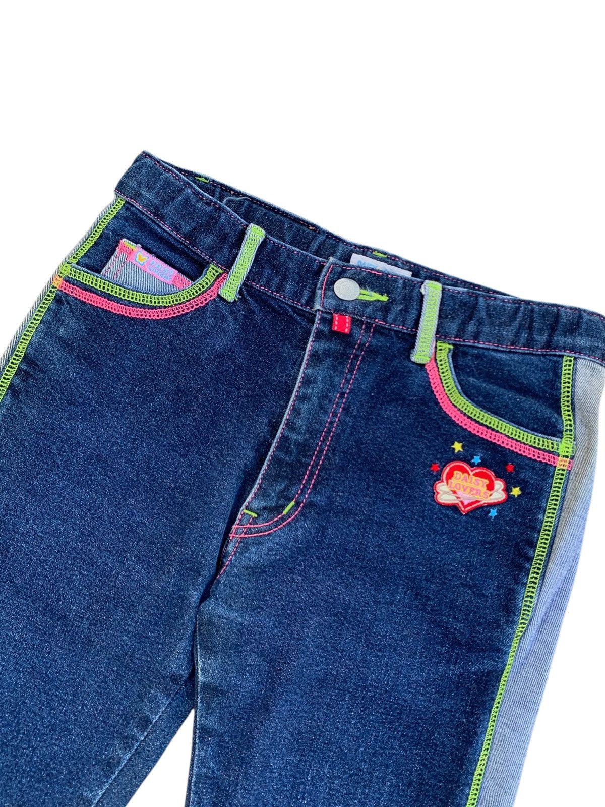 Angel Blue 2000s Daisy Lovers Y2k unique flared pants Size 27" / US 4 / IT 40 - 2 Thumbnail