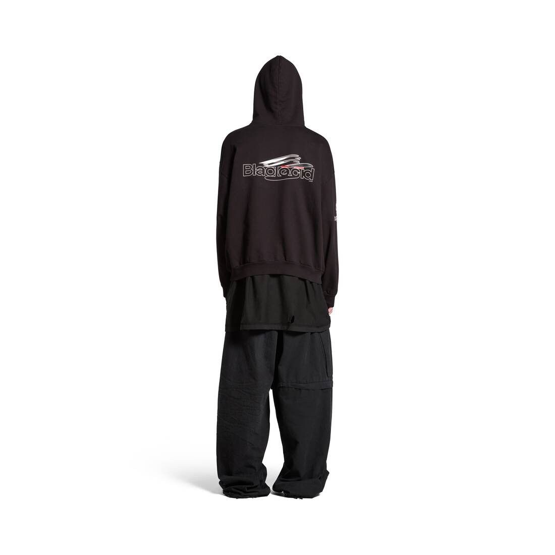 o1mt1gz0325 Al Generated Hoodie Medium in Black/White