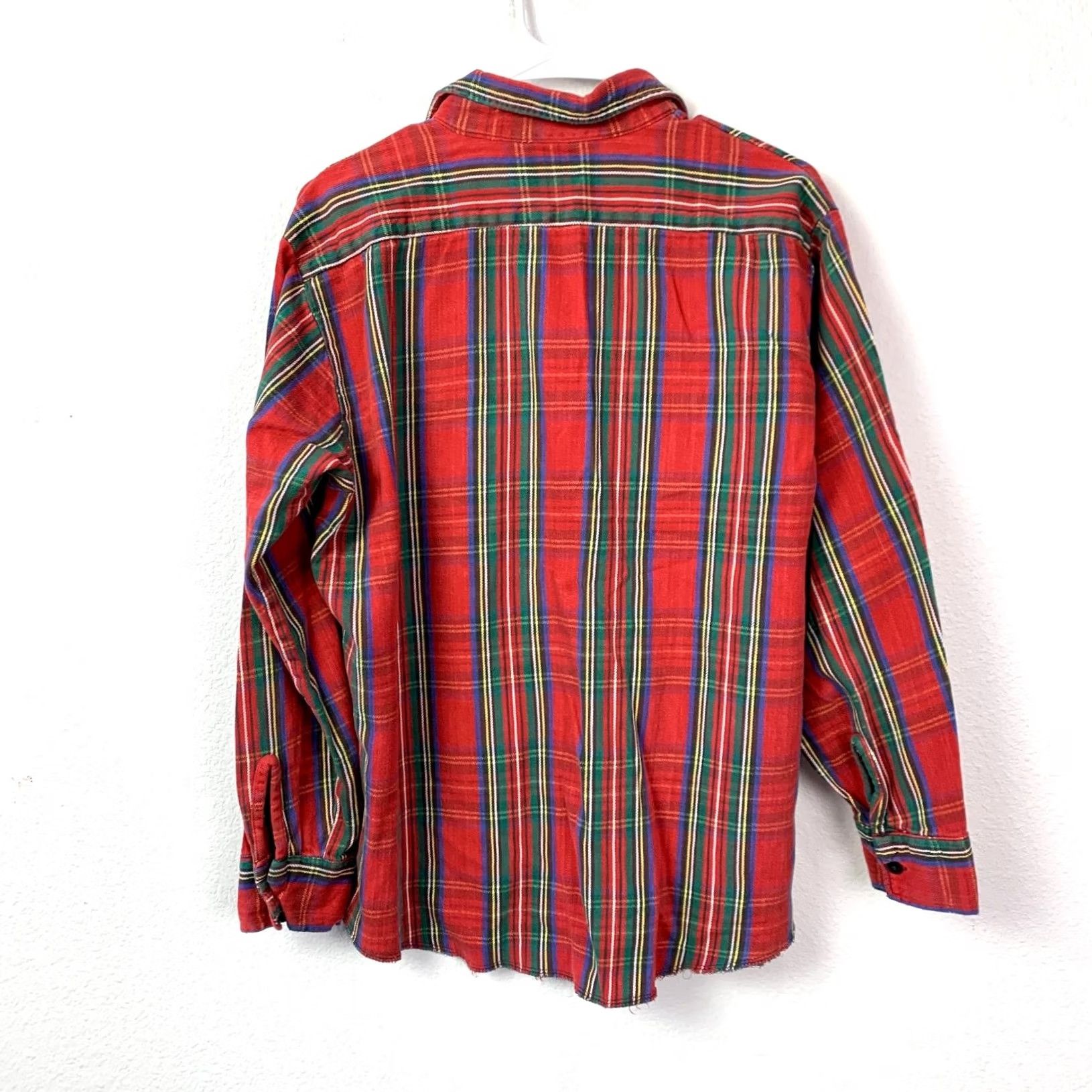 Vintage VINTAGE Dee Cee Casual Button-Down Shirt Men’s Red Plaid Long Sleeve L Shirt Size US L / EU 52-54 / 3 - 7 Thumbnail