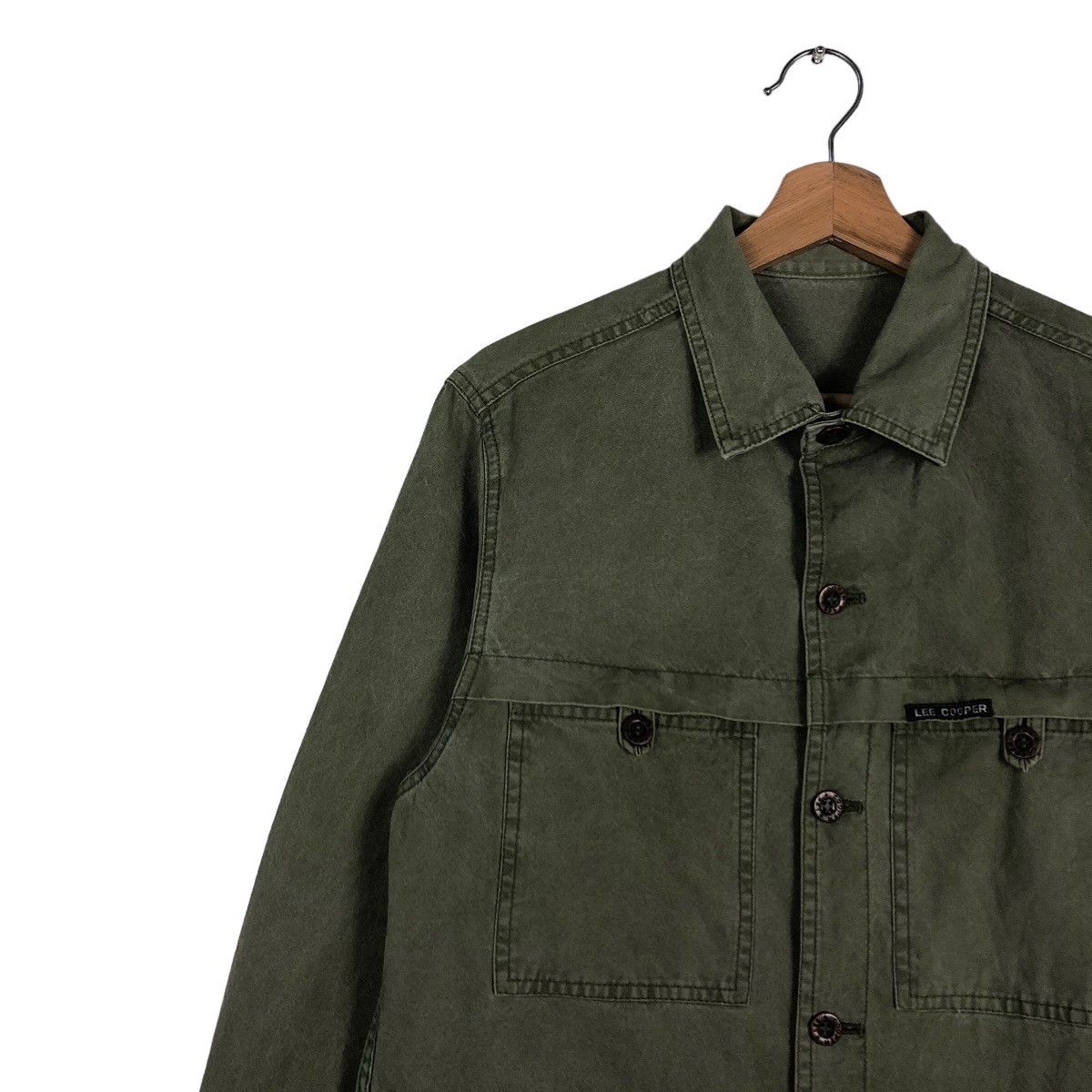 Japanese Brand 🔥Vintage Work Shirt Jacket Lee Cooper Multi Pocket Size US M / EU 48-50 / 2 - 7 Thumbnail