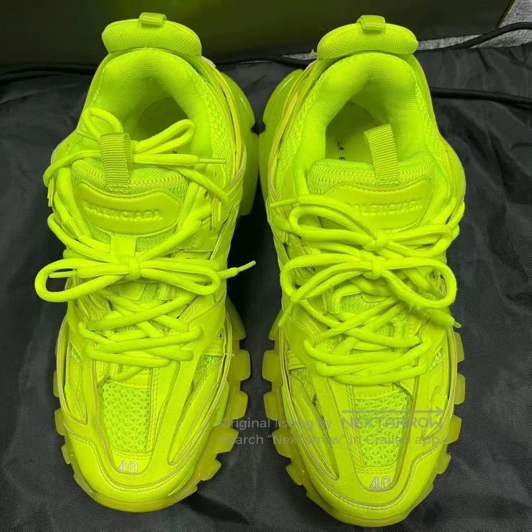 Balenciaga balenciaga yellow track low-top sneakers. Size US 7.5 / EU 40-41 - 3 Thumbnail