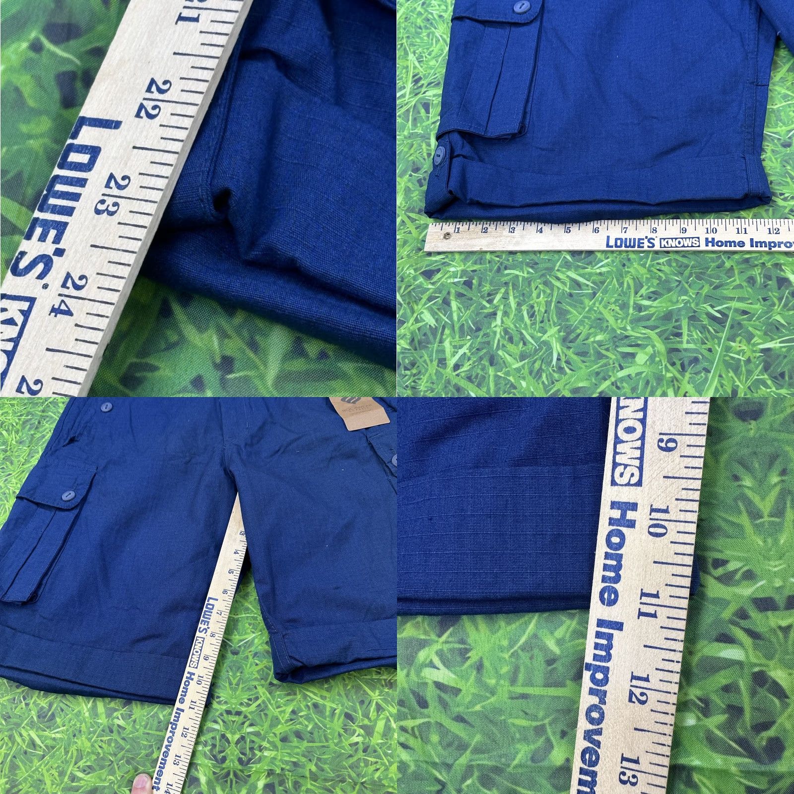 Rocawear Rocawear Jay-Z Blueprint Cargo Shorts Mens W34 Blue Belted Pockets NWT Size US 34 / EU 50 - 8 Thumbnail