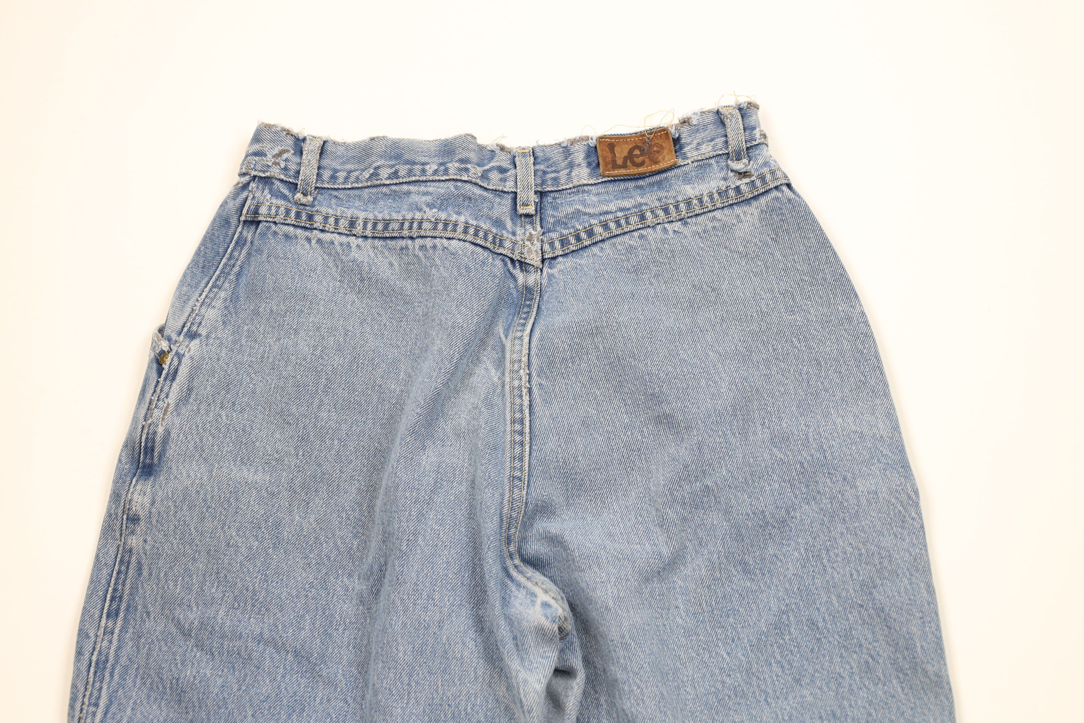 Lee Vintage 80s 90s Lee Tapered Leg Denim Jeans Blue Cotton USA Size 34" / US 12 / IT 48 - 12 Thumbnail
