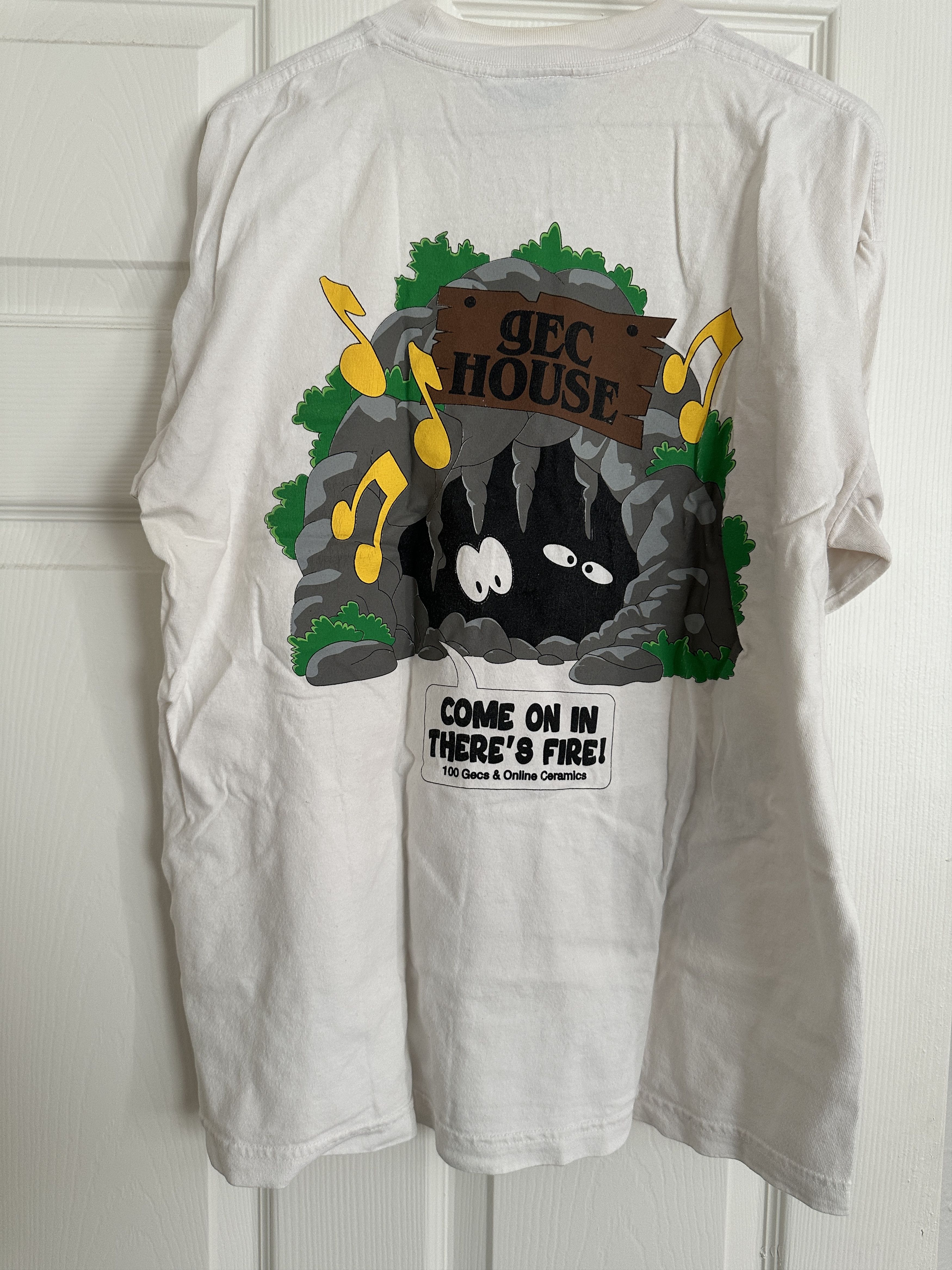 Online Ceramics 100 gecs x Online Ceramics “gec house” t-shirt Size US M / EU 48-50 / 2 - 2 Thumbnail