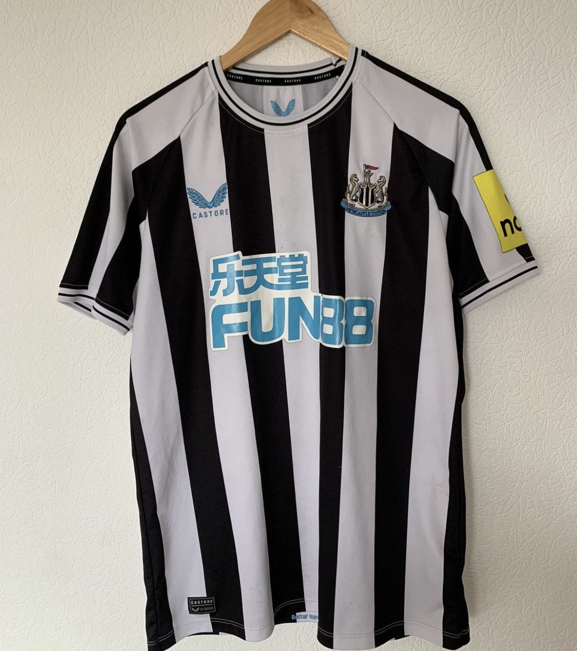 NEWCASTLE UNITED CASTORE 2022/2023 TROISIÈME CHEMISE BLANCHE - eBay