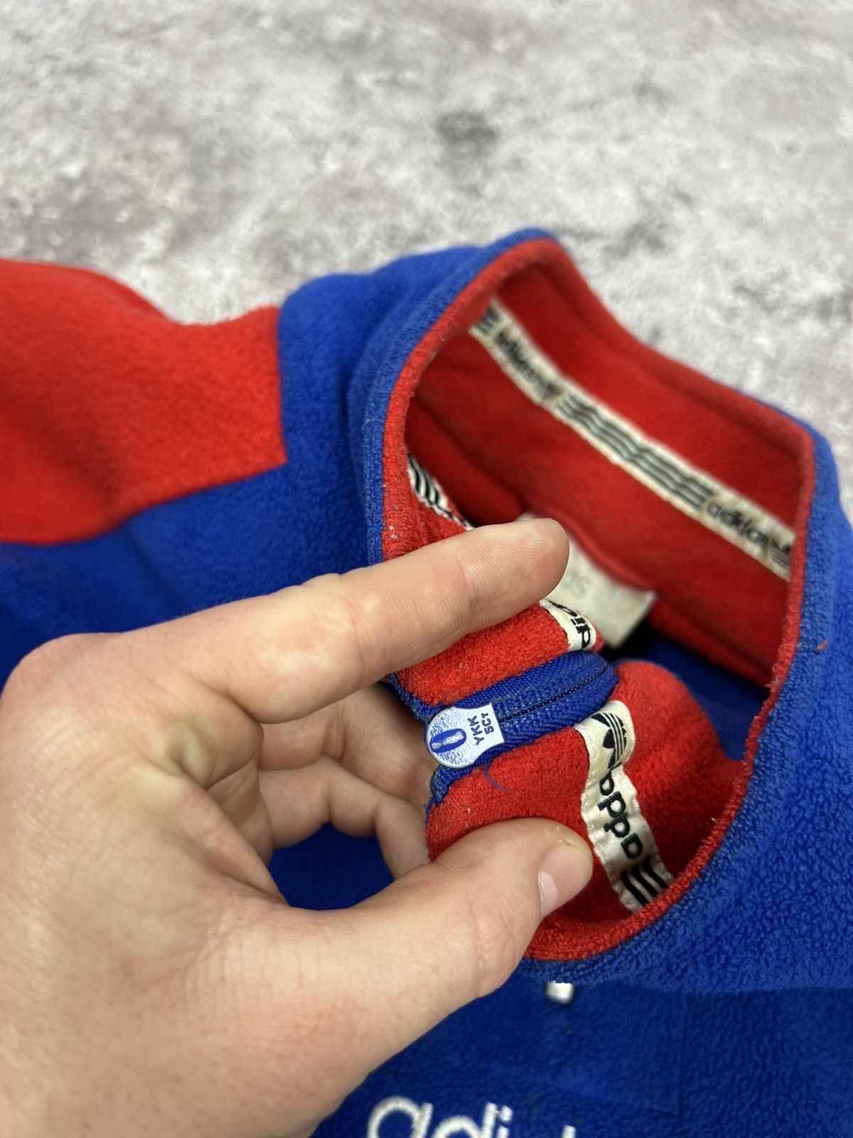 Adidas Vintage Bayern Munich 1995/96 Adidas Fleece 1/4 Zip Jacket Size US L / EU 52-54 / 3 - 13 Thumbnail