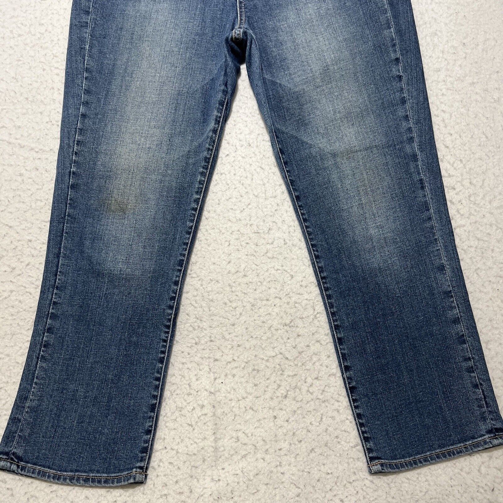 Lucky Brand Lucky Brand 8/29 Straight Leg Distressed Blue Jeans Size 30" / US 8 / IT 44 - 3 Thumbnail