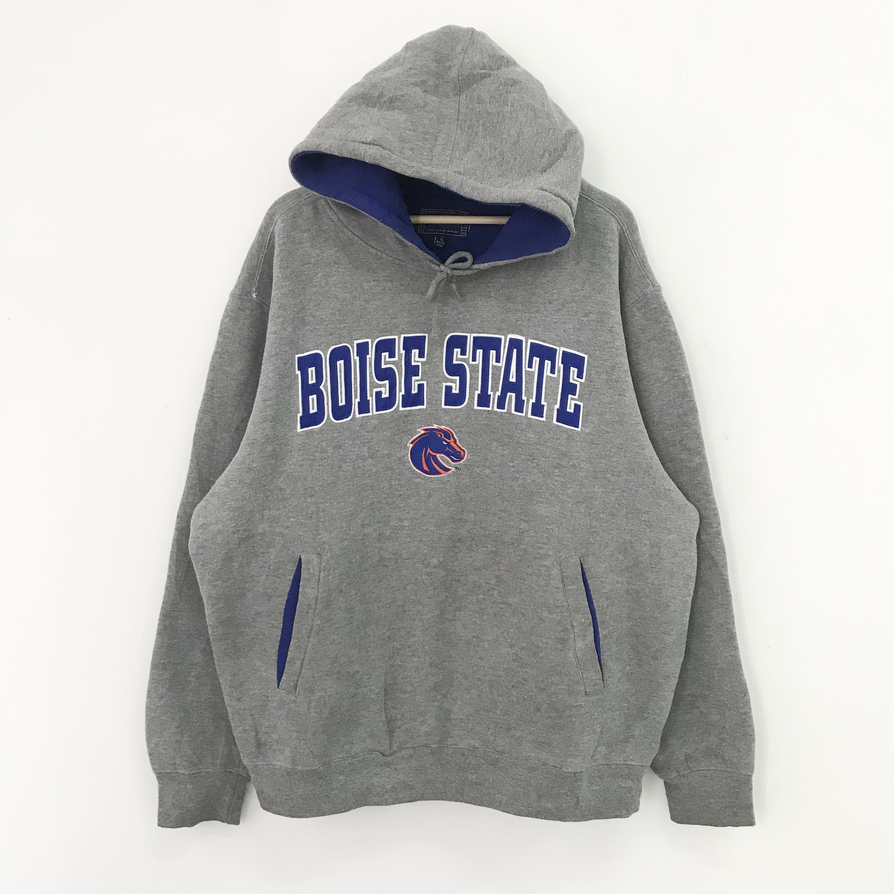 Vintage Vintage Boise State University Ncaa Gray Sweater Large - 463 Size US L / EU 52-54 / 3 - 1 Thumbnail