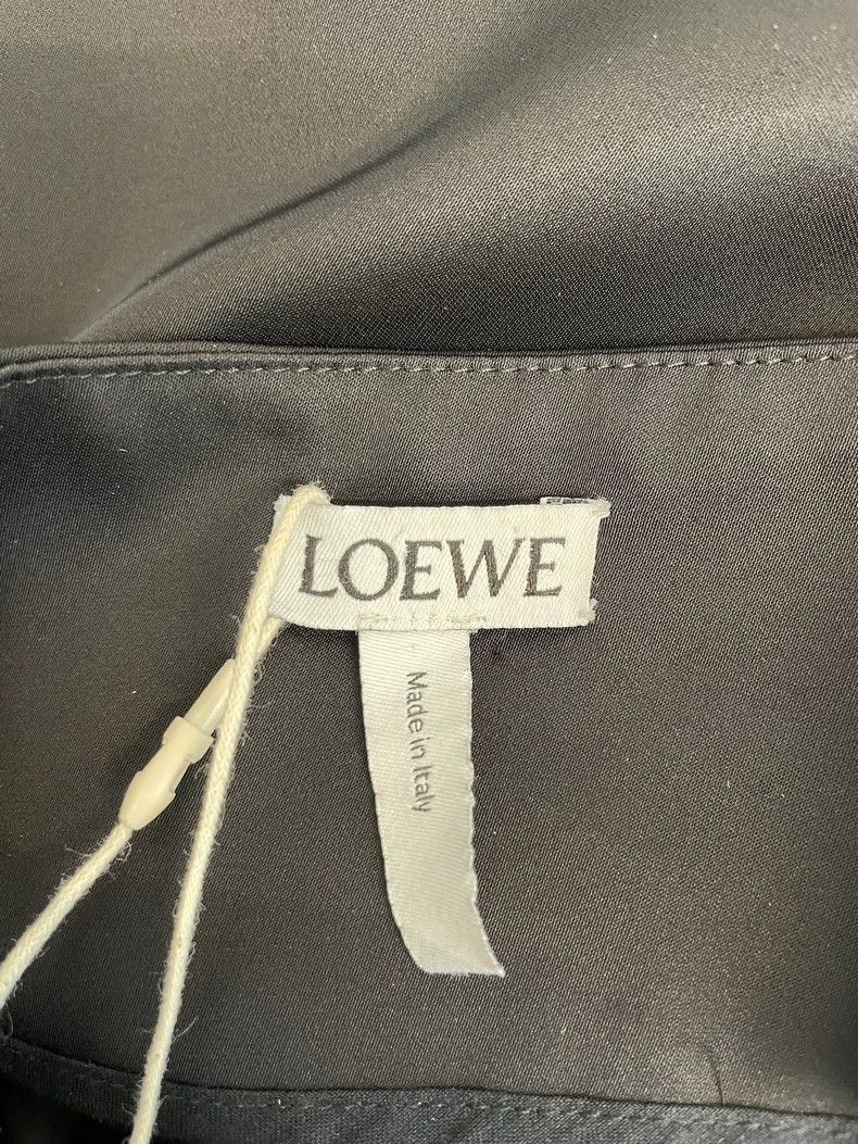 Loewe LOEWE Black polyester wool pleated skirt Size 42" / US 20 - 3 Thumbnail