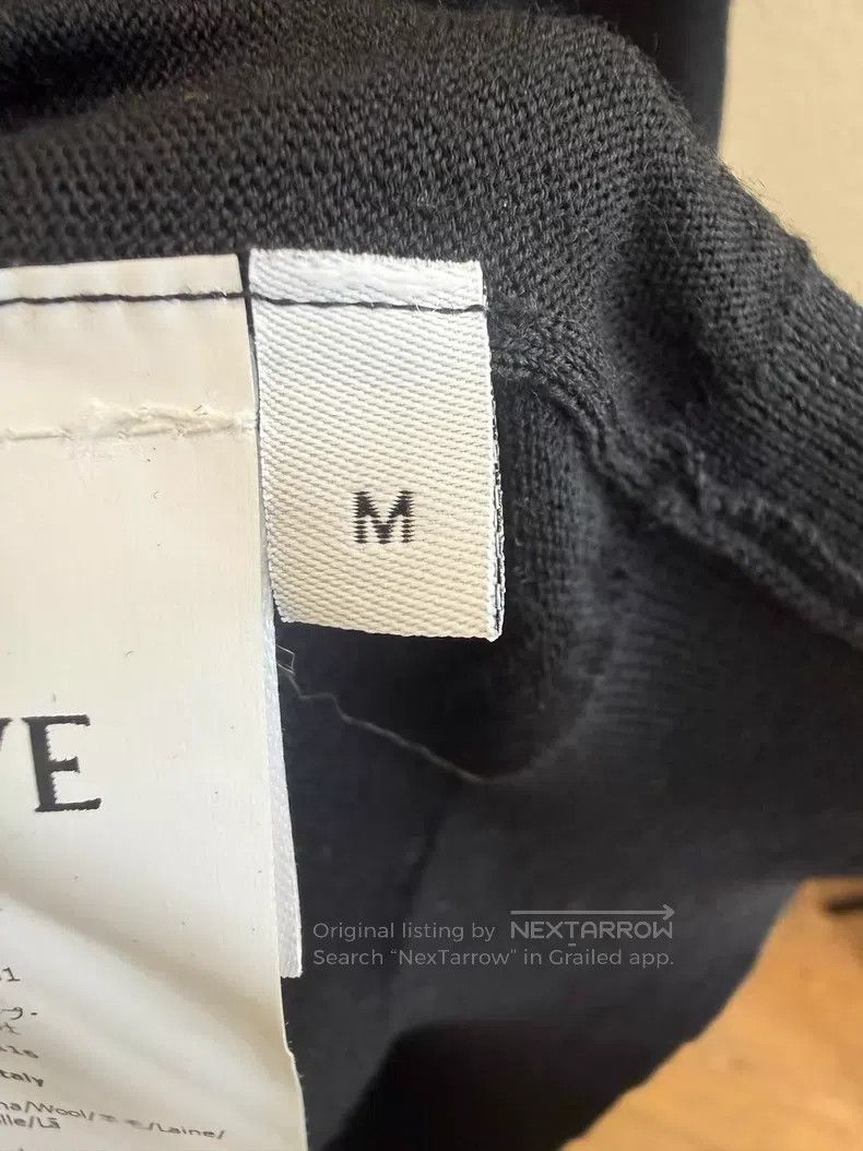 Loewe Loewe Black Wool Open Cardigan Size M / US 6-8 / IT 42-44 - 5 Thumbnail