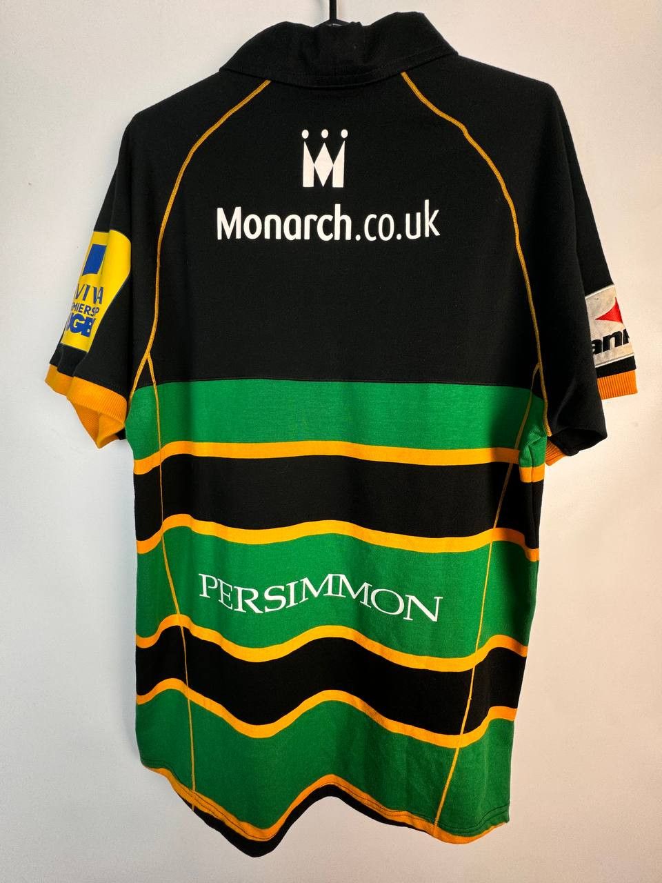 Other 2012 2013 Northampton Saints Rugby Union Home Shirt Jersey Size US L / EU 52-54 / 3 - 8 Thumbnail