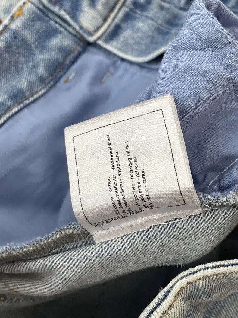 Chanel Chanel Blue vertical striped jeans Size 24" / US 00 / IT 34 - 7 Thumbnail
