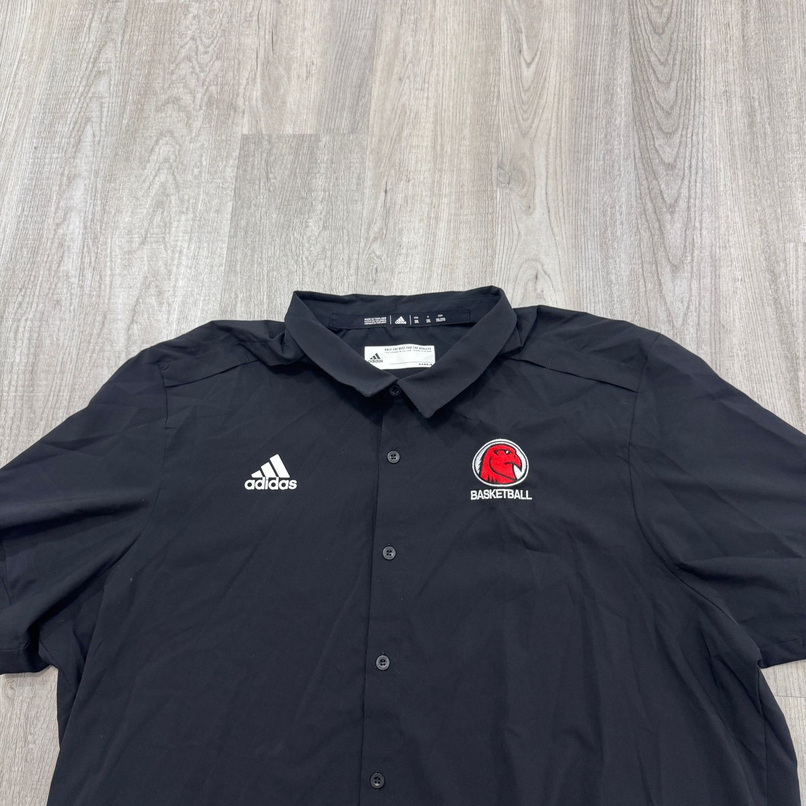 Adidas Adidas Atlanta Hawks Game Mode Full Button Polo Shirt 2XL Size US XXL / EU 58 / 5 - 2 Thumbnail