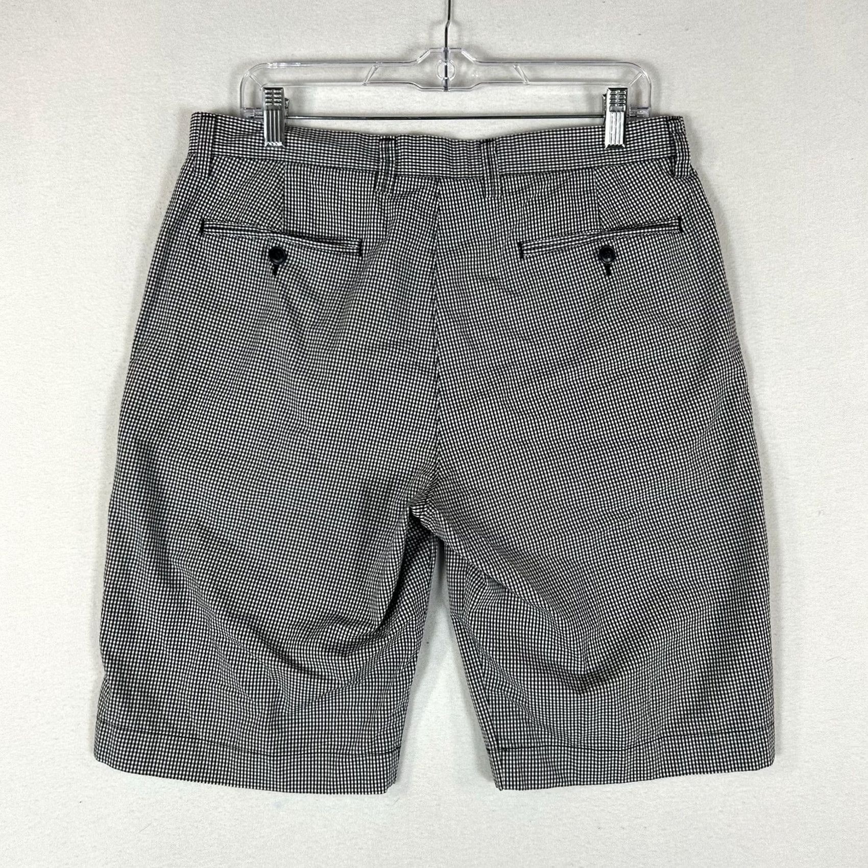 J.Crew J. Crew Rivington Shorts Mens 32 Gray Plaid Cotton Beach Golf Zip Fly Chino Straight Leg Pocketed 100% Cotton Summer Style Mens Size US 32 / EU 48 - 6 Thumbnail