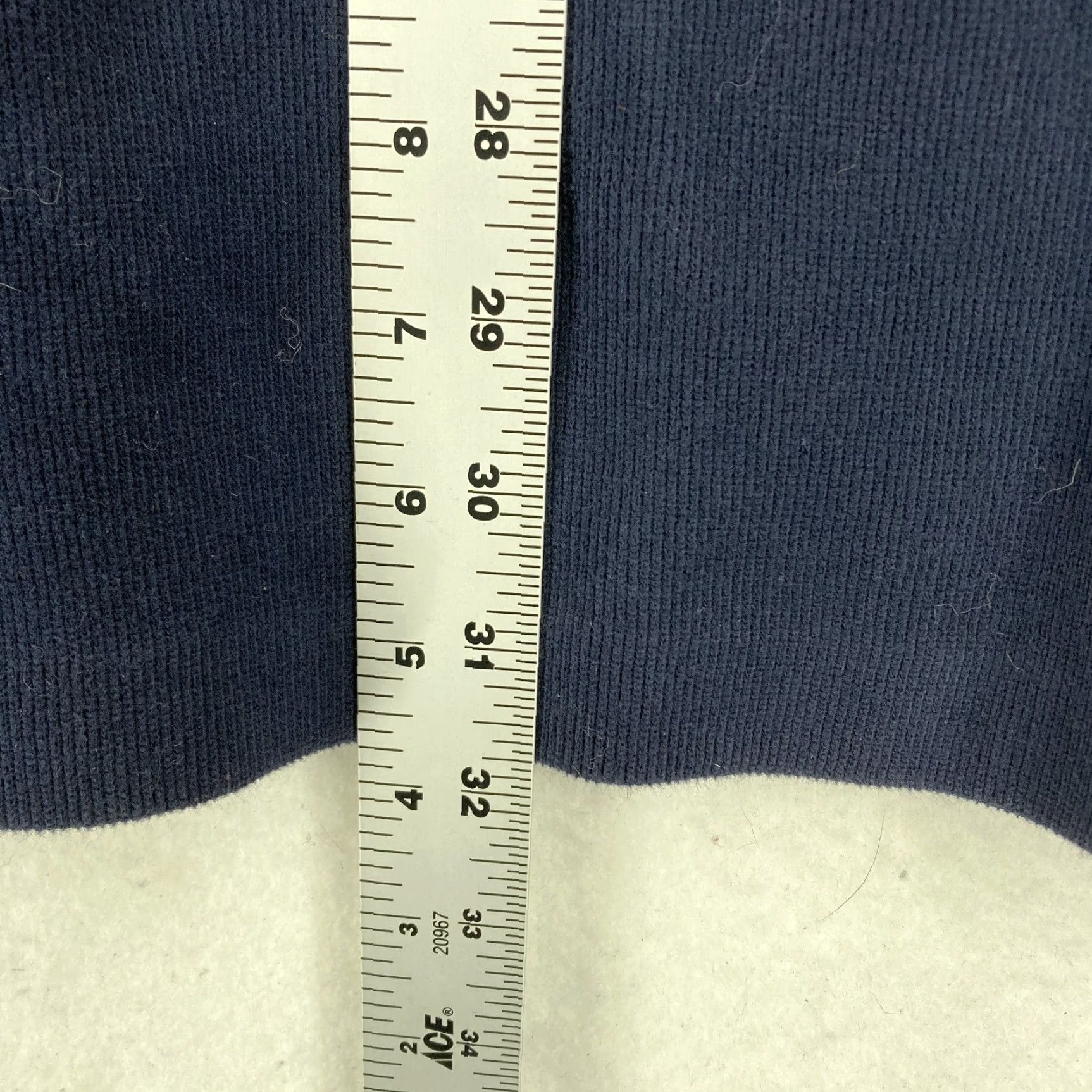 Polo Ralph Lauren Polo Ralph Lauren Navy Pullover Sweater 2XB Big Long Sleeve Quarter Zip Preppy Men Sweater Size US XXL / EU 58 / 5 - 7 Thumbnail