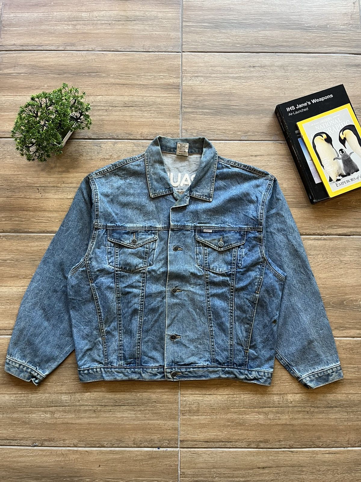 Vintage Vtg Sao Paulo Trucker Denim Jacket Size US XL / EU 56 / 4 - 6 Thumbnail