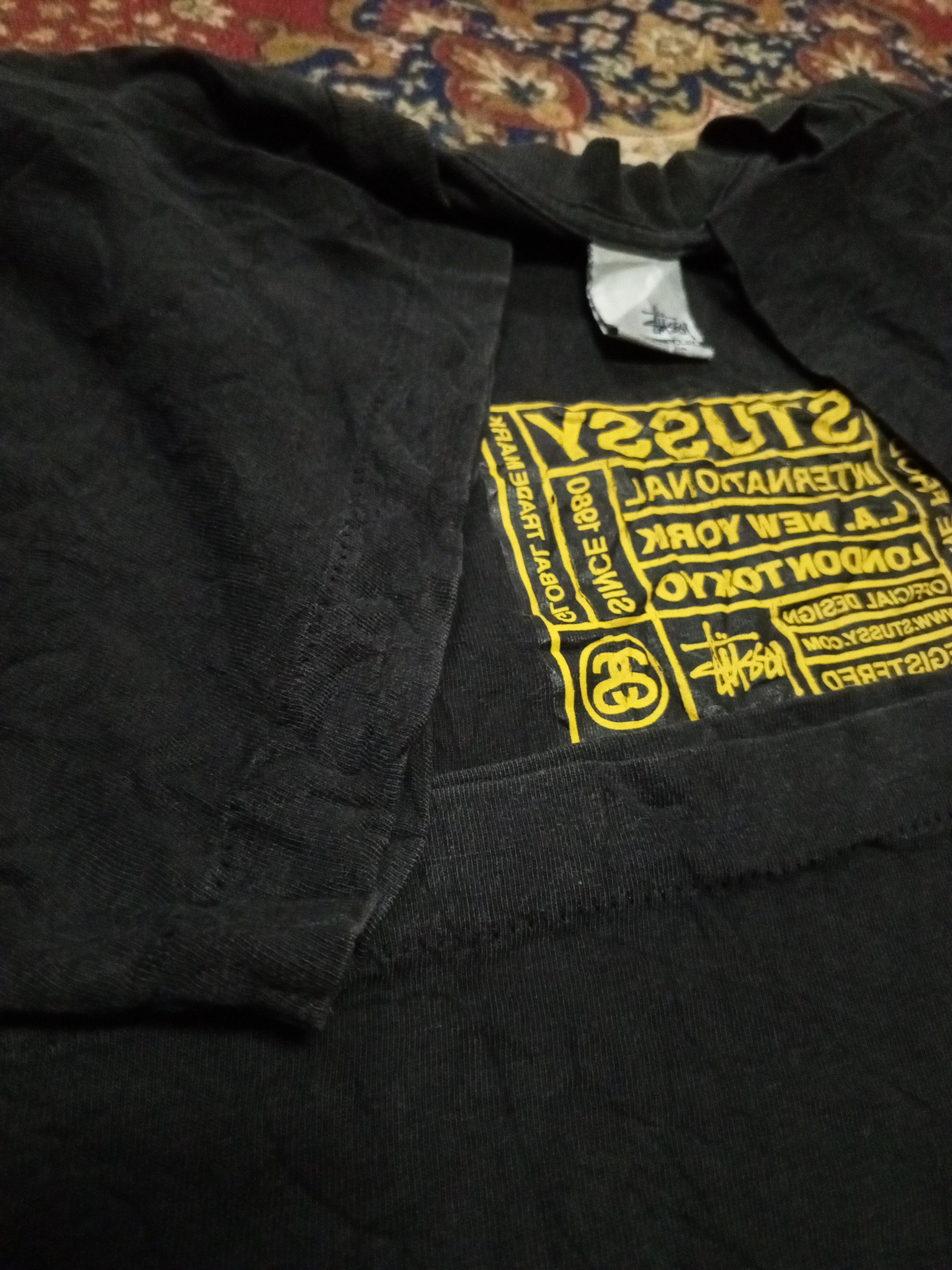 Stussy 💥vtg90s stussy box logo rare 💥 Size US L / EU 52-54 / 3 - 8 Thumbnail