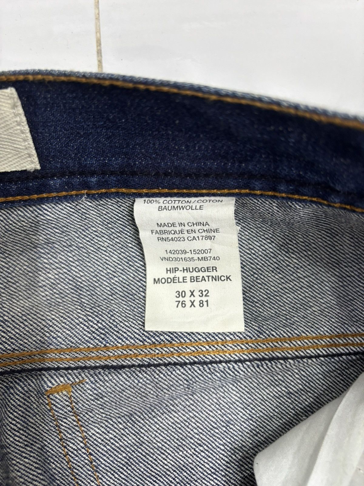 Japanese Brand × Kapital × Le Grande Bleu (L.G.B.) Flare Jeans Hip Hugger Gap Blue Distressed Denim Jeans Size US 32 / EU 48 - 11 Thumbnail