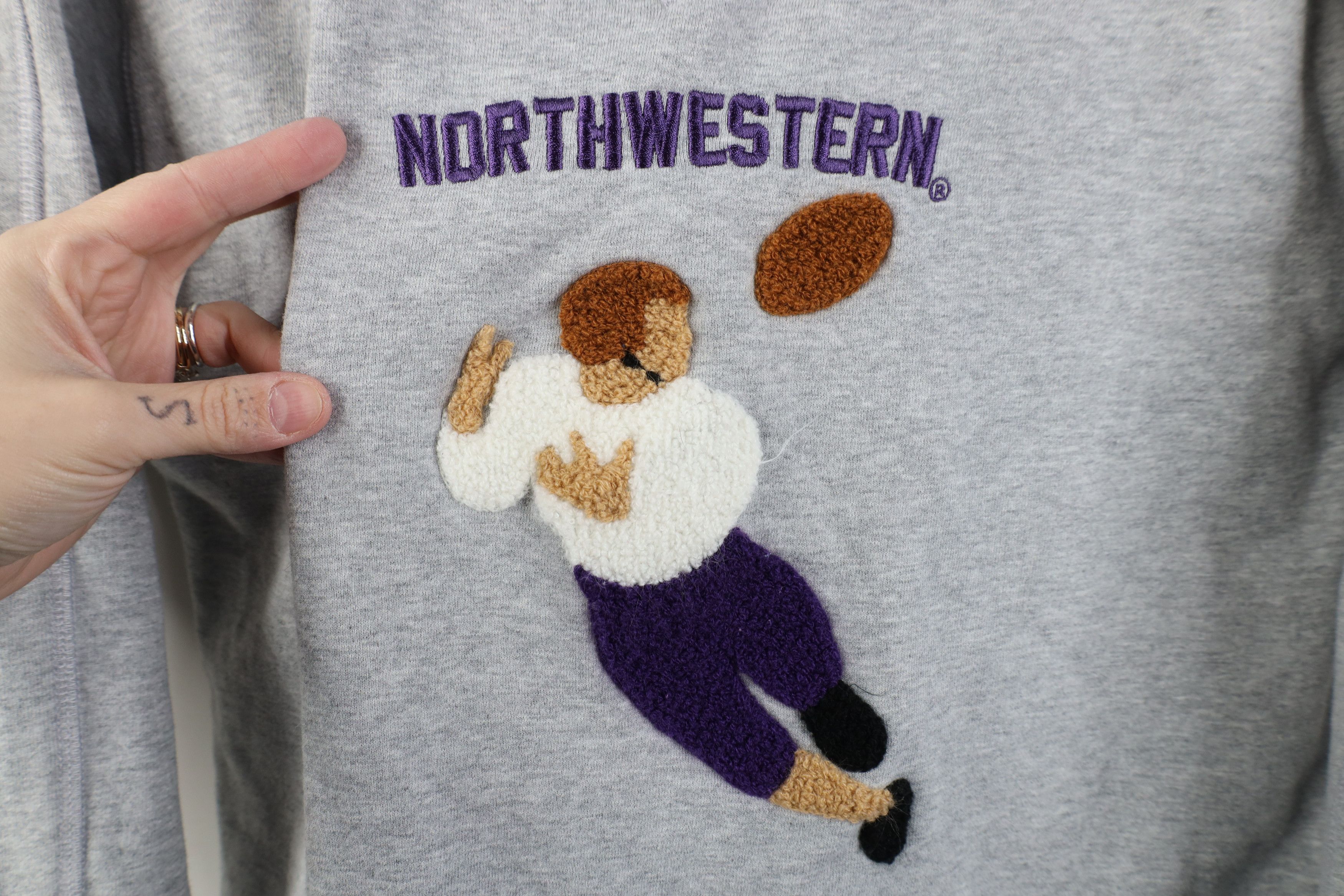 Hillflint Hillflint Patch Northwestern University Football Sweatshirt Size S / US 4 / IT 40 - 4 Thumbnail