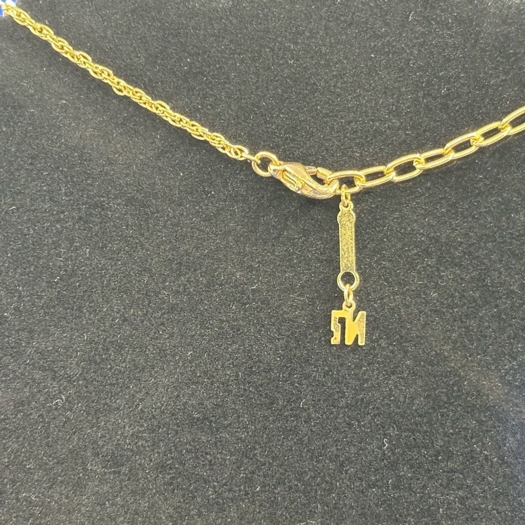 Nina Ricci Nina Ricci gold and crystal bow necklace Size ONE SIZE - 4 Thumbnail