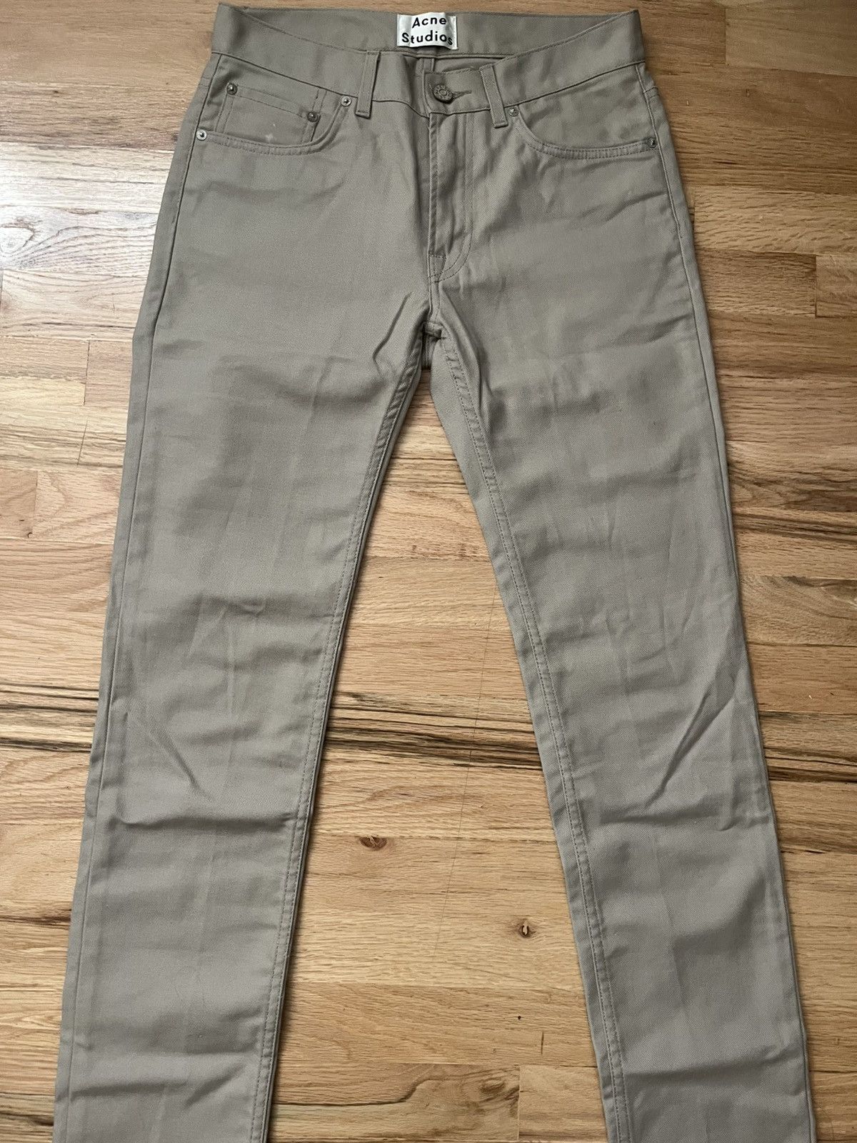 Acne Studios Acne ACE Beige 30/32 (fits 26-28/32) Size US 30 / EU 46 - 4 Thumbnail