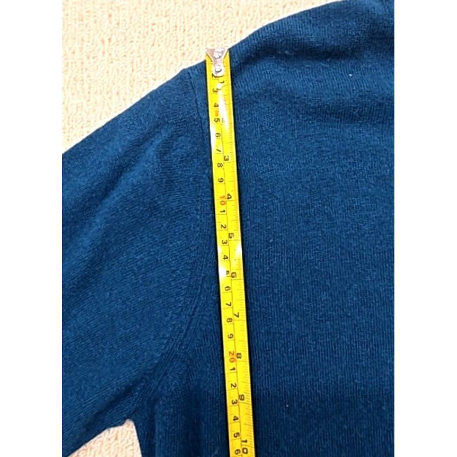 Harmont & Blaine Harmont & Blaine Men’s Navy L Crew Neck Sweater Contrast Cuffs Logo Sweater JSN Size US L / EU 52-54 / 3 - 6 Thumbnail