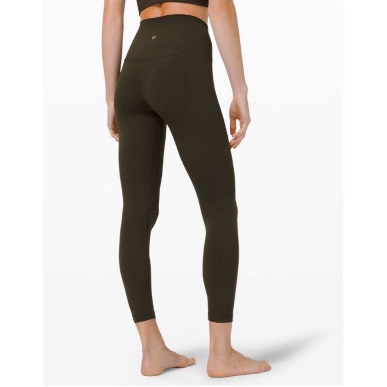 Lululemon 𝓛𝓾𝓵𝓾𝓵𝓮𝓶𝓸𝓷 Align Pant II 25" Dark Olive Size 2 Size 26" / US 2 / IT 38 - 1 Thumbnail