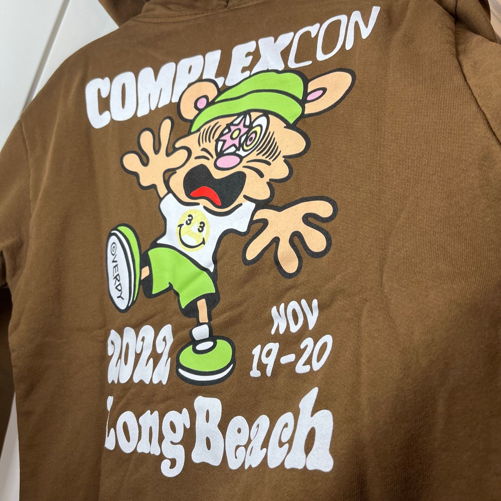 Complex •NEW• Complexcon X Verdy Logo Hoodie Mocha Brown Size Small Size US S / EU 44-46 / 1 - 6 Thumbnail