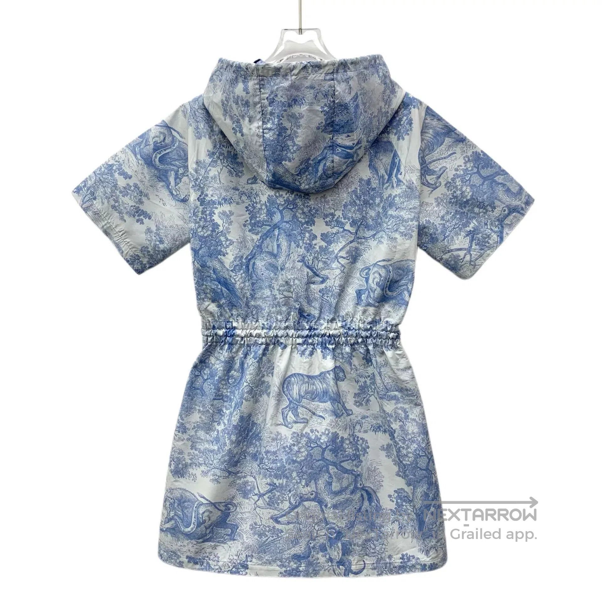 Dior dior blue animal print hooded dress. Size M / US 6-8 / IT 42-44 - 2 Thumbnail