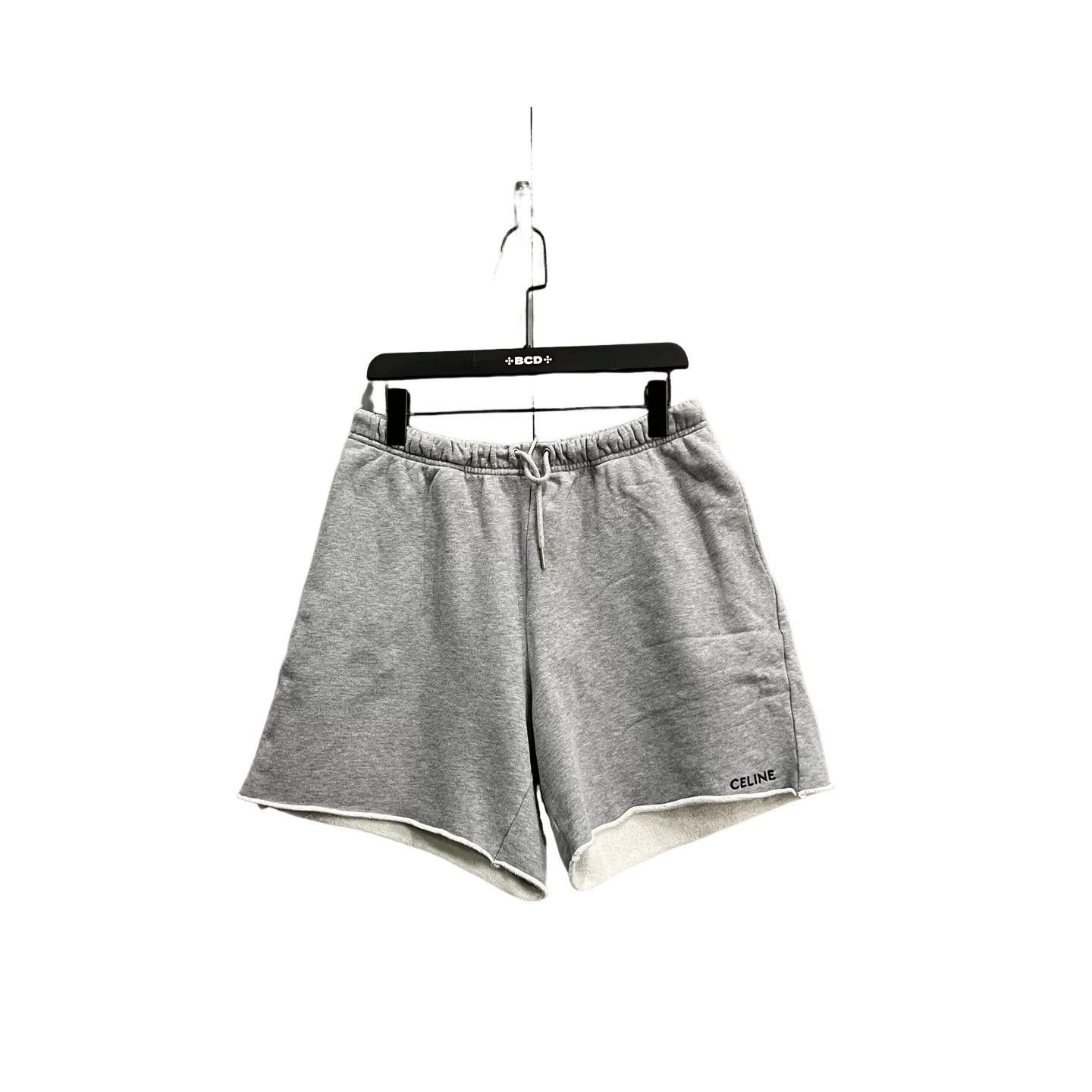 Celine Celine Embroidered Logo Sweat Shorts Size L Size US 34 / EU 50 - 1 Thumbnail