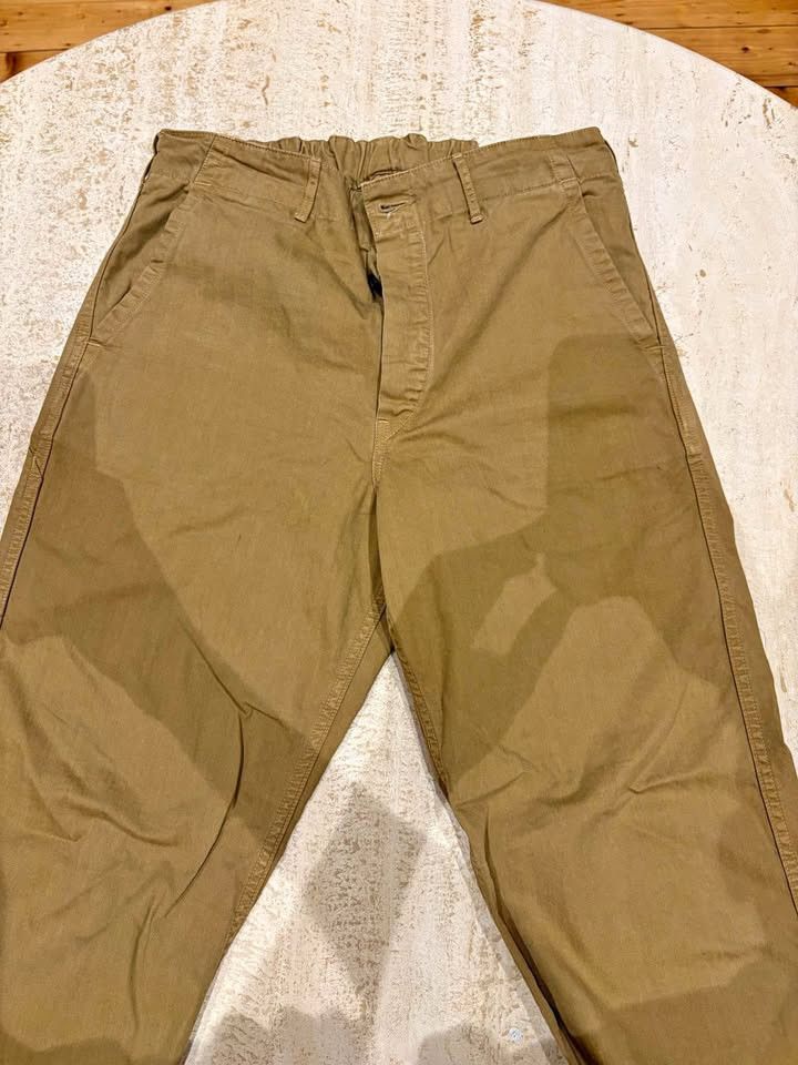 Orslow French Work Pant - Herringbone Tan Size US 32 / EU 48 - 3 Thumbnail
