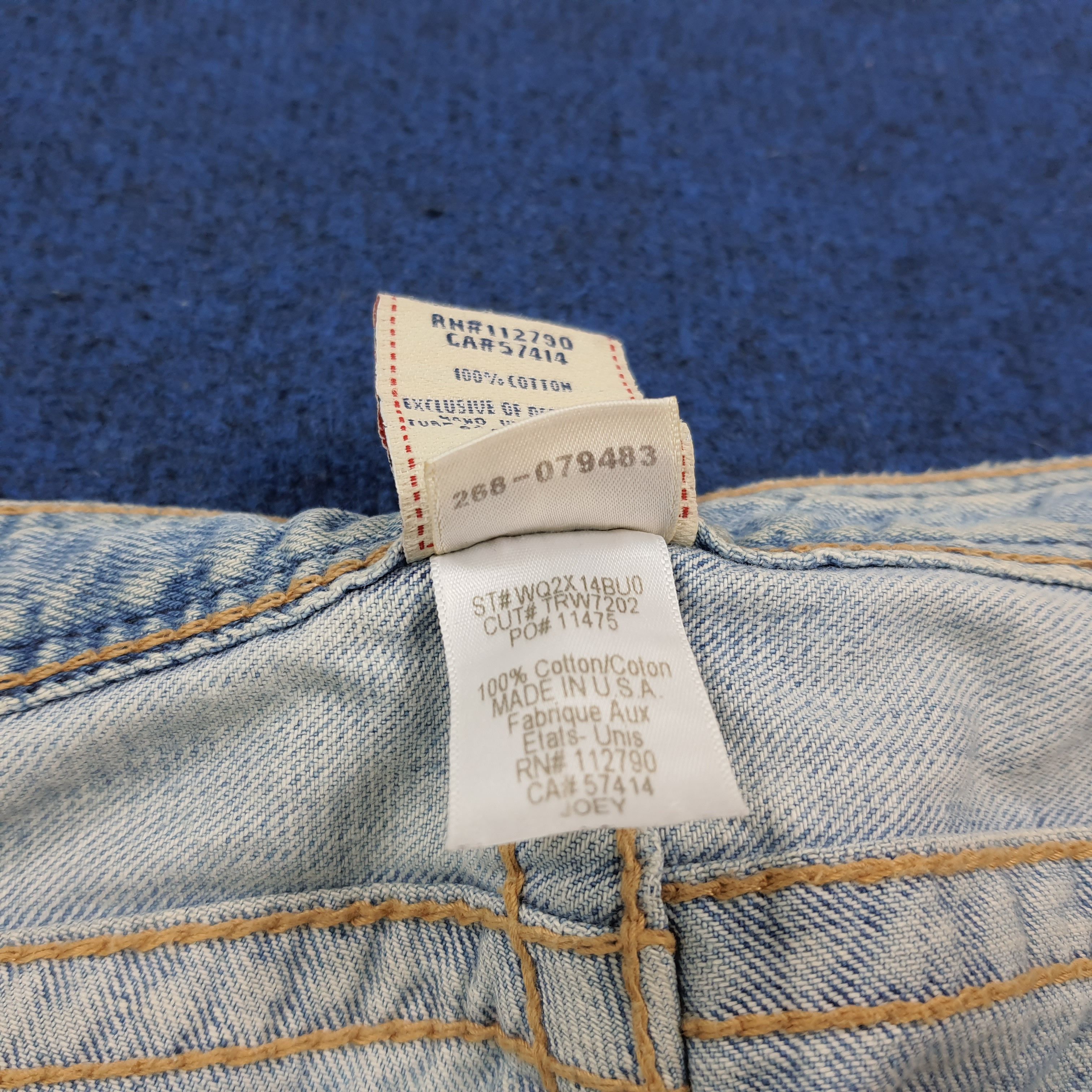 True Religion Vintage True Religion JOEY Floral Flare Jeans C297N7 Size 28" / US 6 / IT 42 - 10 Thumbnail
