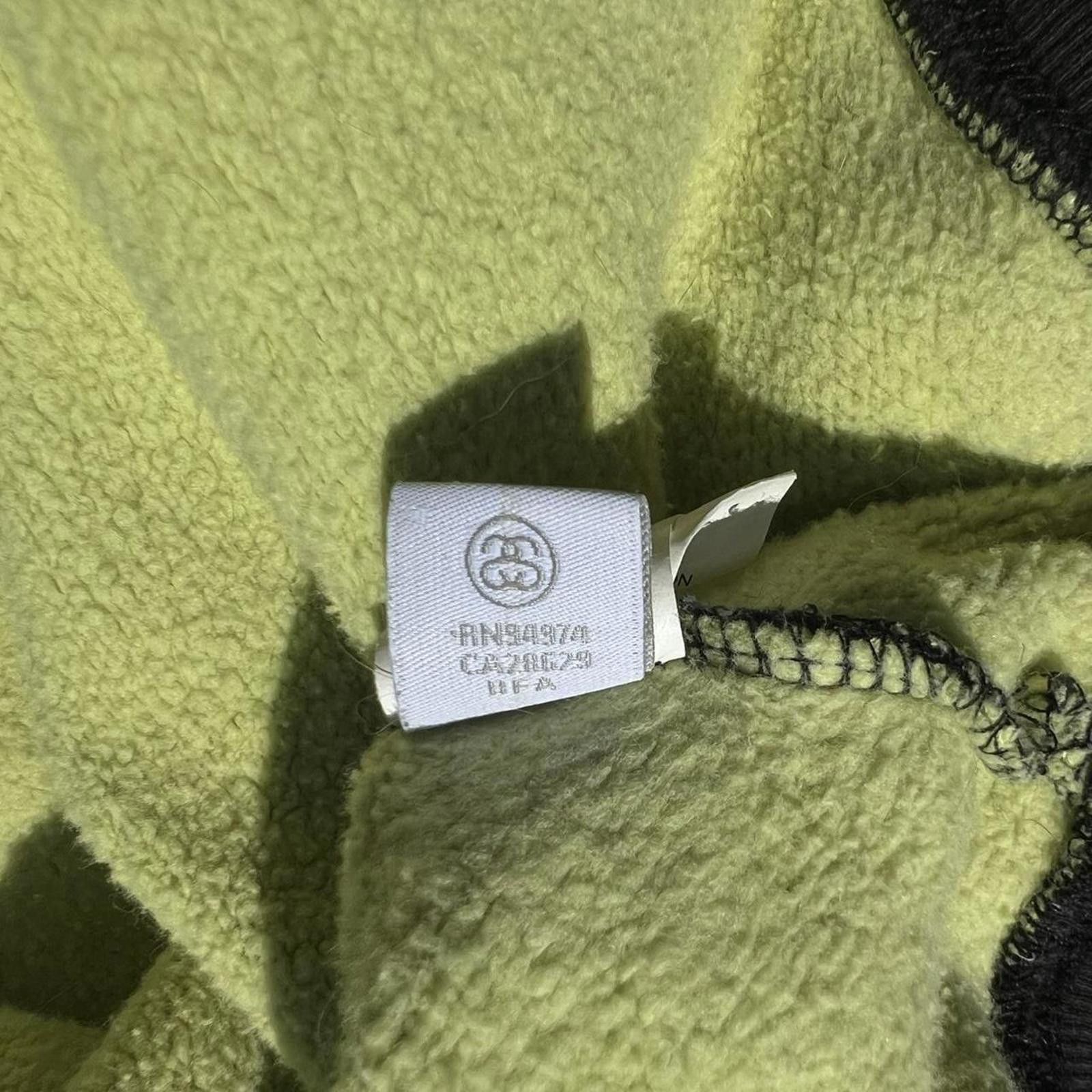 Stussy Stussy Rare Skull + Bones Pattern Hoodie Highlighter Yellow Size US M / EU 48-50 / 2 - 5 Thumbnail