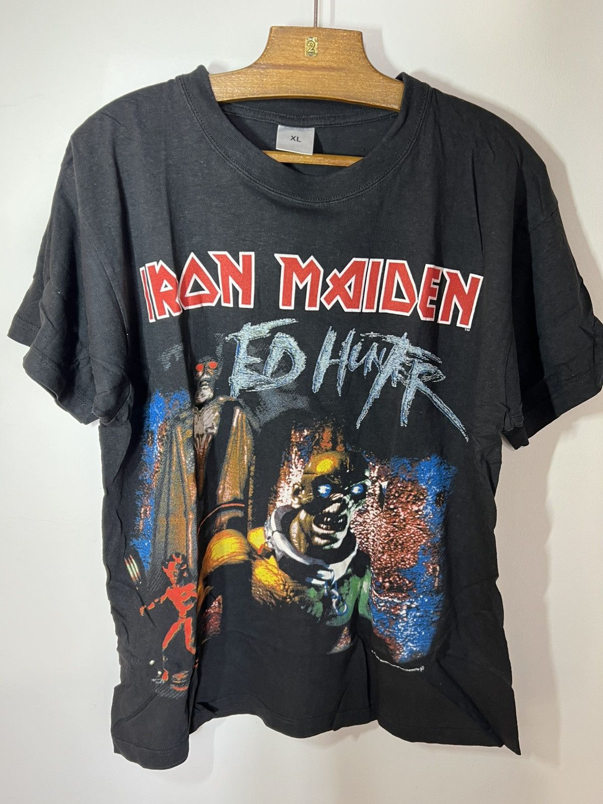 Band Tees Iron Maiden vintage 90s shirt ed hunter Size US XL / EU 56 / 4 - 1 Thumbnail