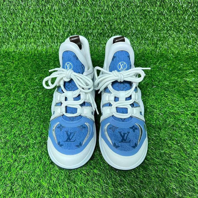 Louis Vuitton Louis Vuitton Archlight Monogram Denim Sneakers Size US 8 / IT 38 - 1 Thumbnail