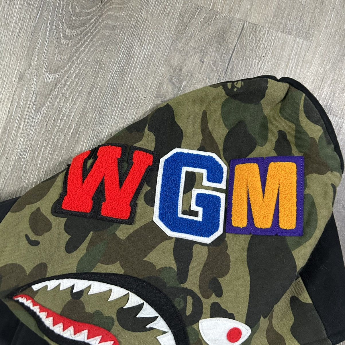 Bape BAPE 1st Camo Hood WGM Wappen Down Vest Hoodie Shark Size US M / EU 48-50 / 2 - 4 Thumbnail