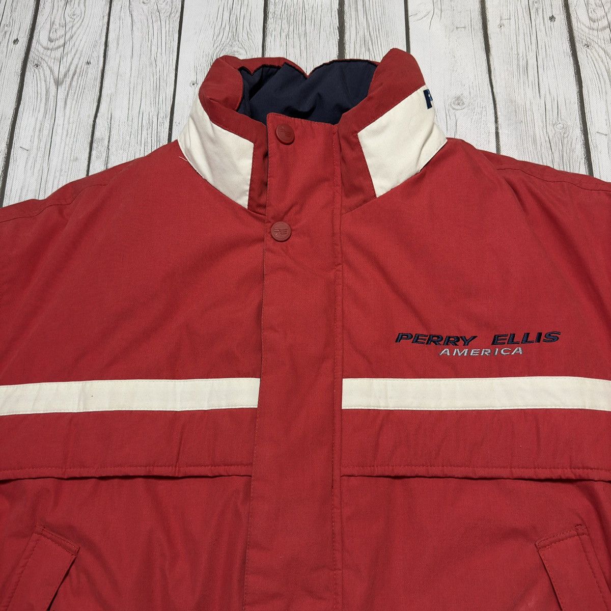 Perry Ellis × Vintage Vintage Perry Ellis America jacket Size US XXL / EU 58 / 5 - 3 Thumbnail