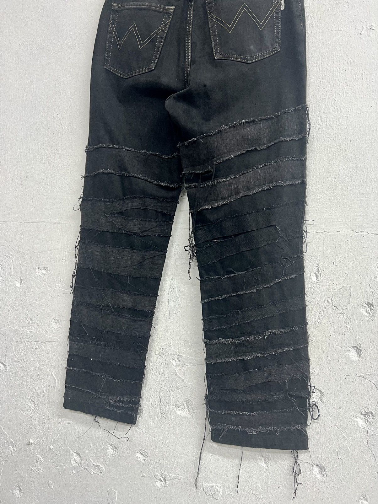 Beauty Beast × Edwin × If Six Was Nine VINTAGE EDWIN SUPERBLACK RECONSTRUCTED HAGI Size US 30 / EU 46 - 17 Thumbnail