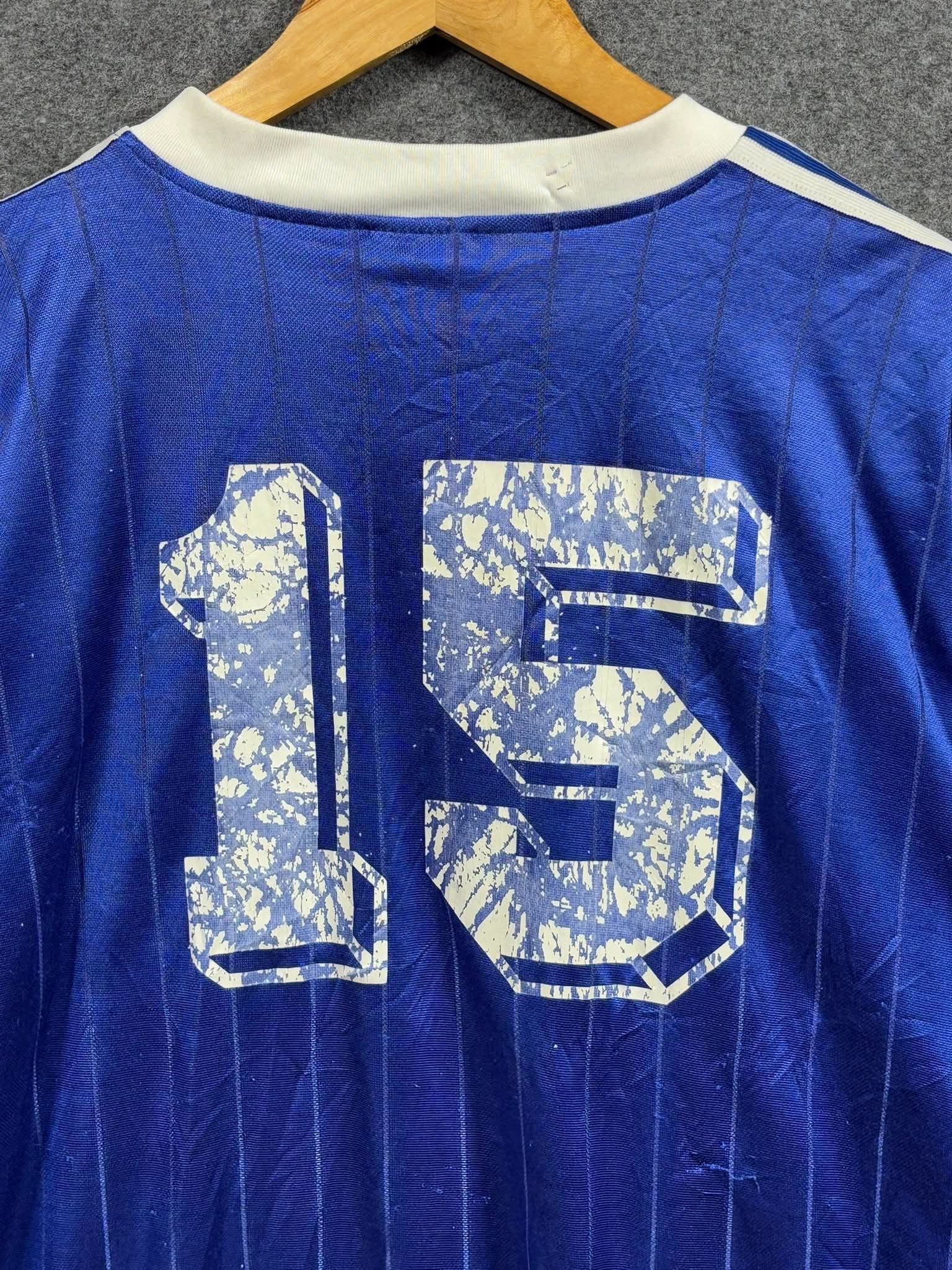 Adidas 90s Adidas Jersey Classic Stripes Back Numbers 15 Size US L / EU 52-54 / 3 - 9 Thumbnail