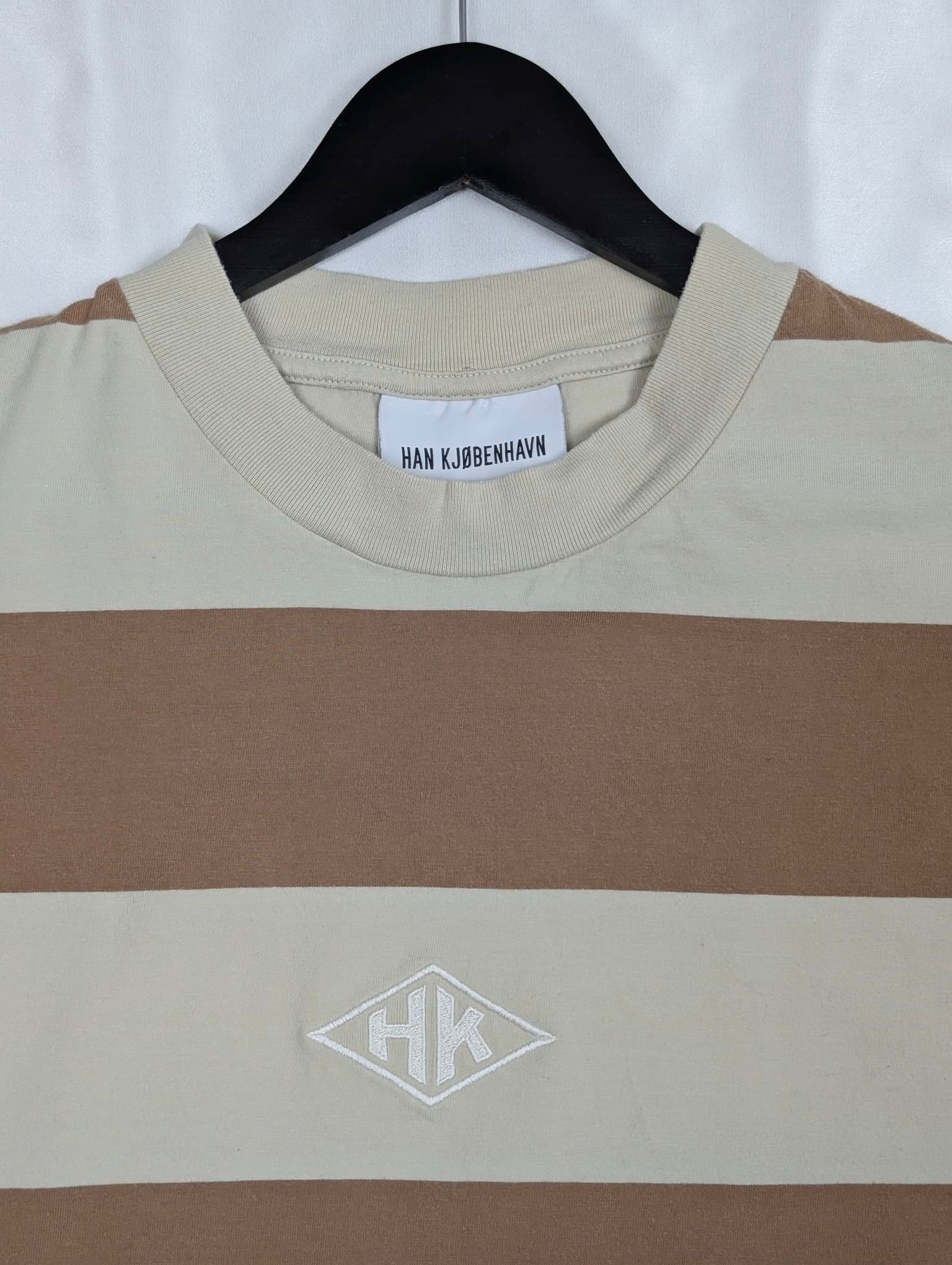 Han Kjobenhavn Han Kjøbenhavn striped longsleeve crewneck scandi basic L XL Size US L / EU 52-54 / 3 - 6 Thumbnail